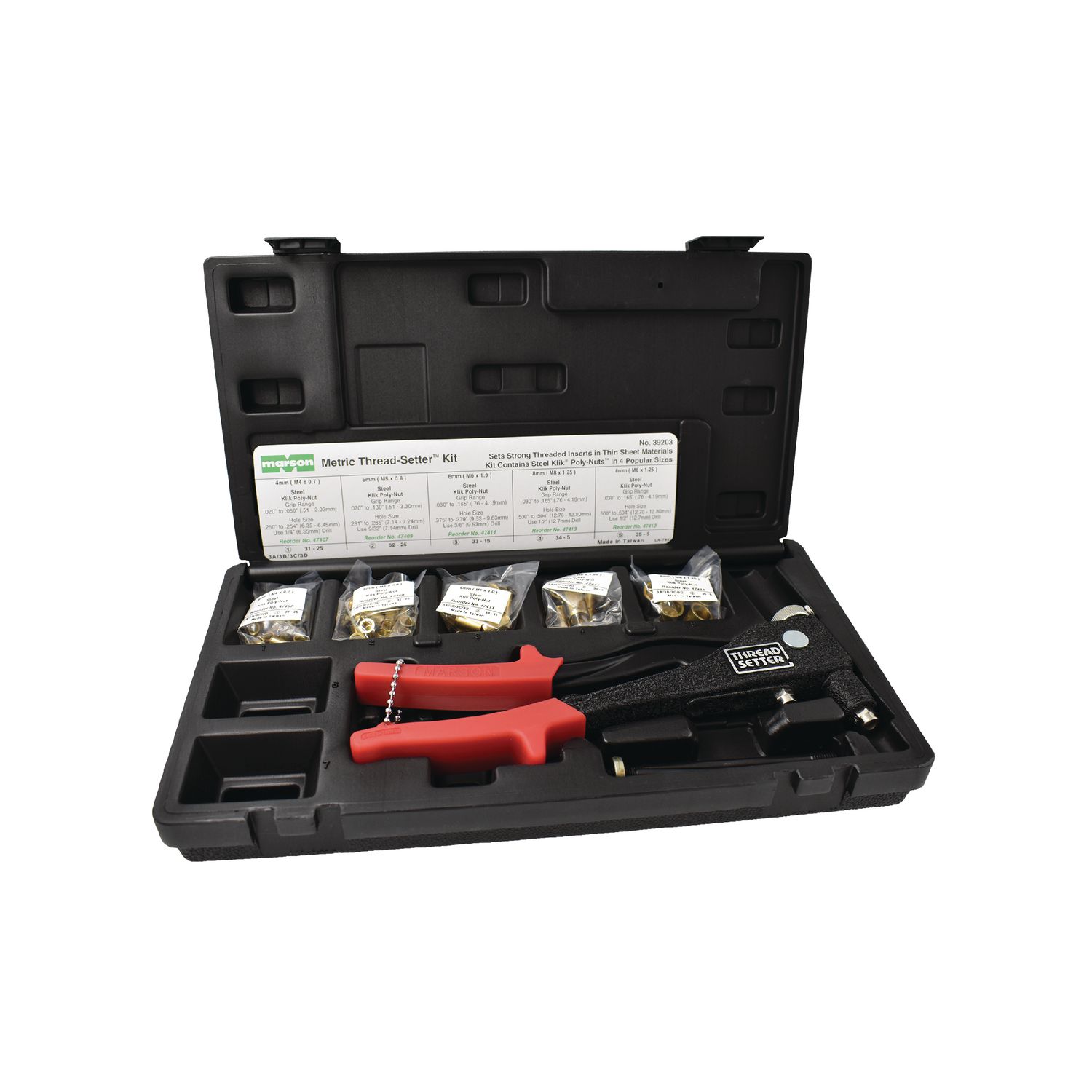 METRIC THREAD SETTER KIT 203F | eBaydiy Tools