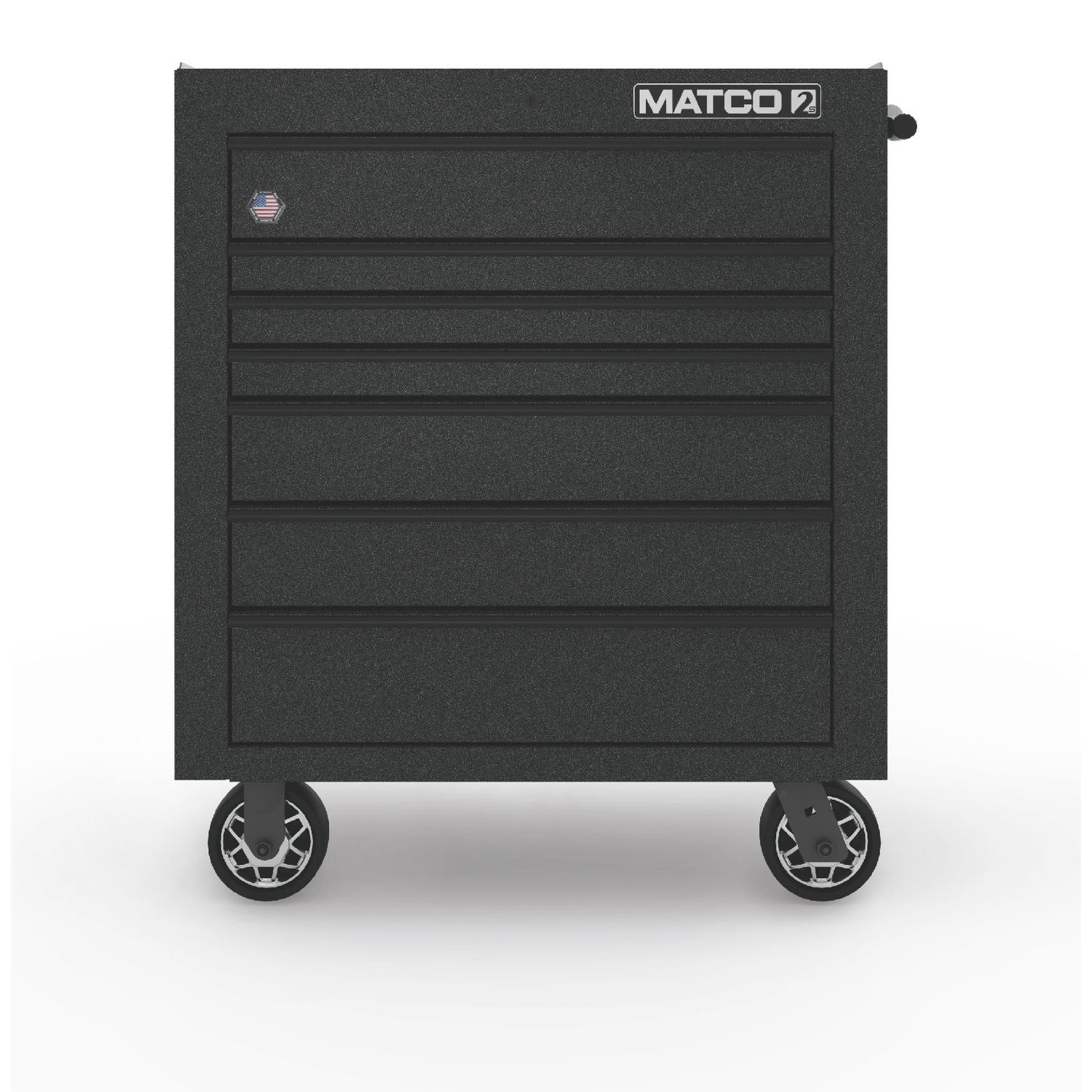 35 x 25 SINGLE-BAY 2s SERIES TOOLBOX (TOUGH BALLISTIC BLACK/BLACK) 2125TB-IIB | eBaydiy Tools