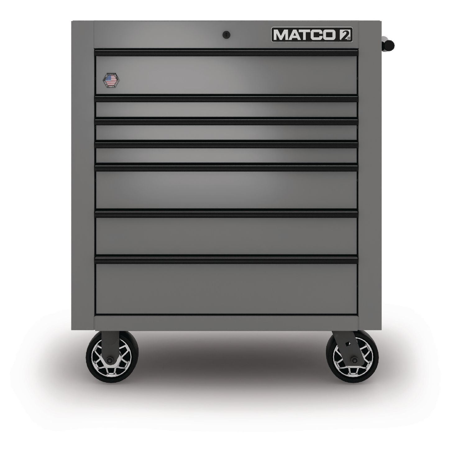 35 x 25 SINGLE-BAY 2s SERIES TOOLBOX (THUNDERSTORM GRAY/BLACK) 2125TB-TTB | eBaydiy Tools