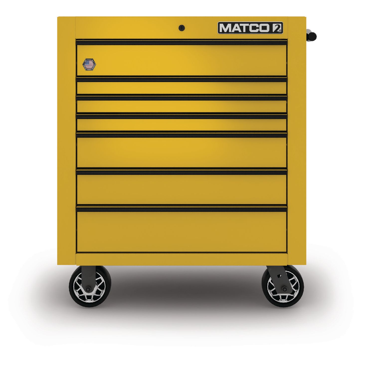 35 x 25 SINGLE-BAY 2s SERIES TOOLBOX (HIGH-OCTANE YELLOW/BLACK) 2125TB-YYB | eBaydiy Tools