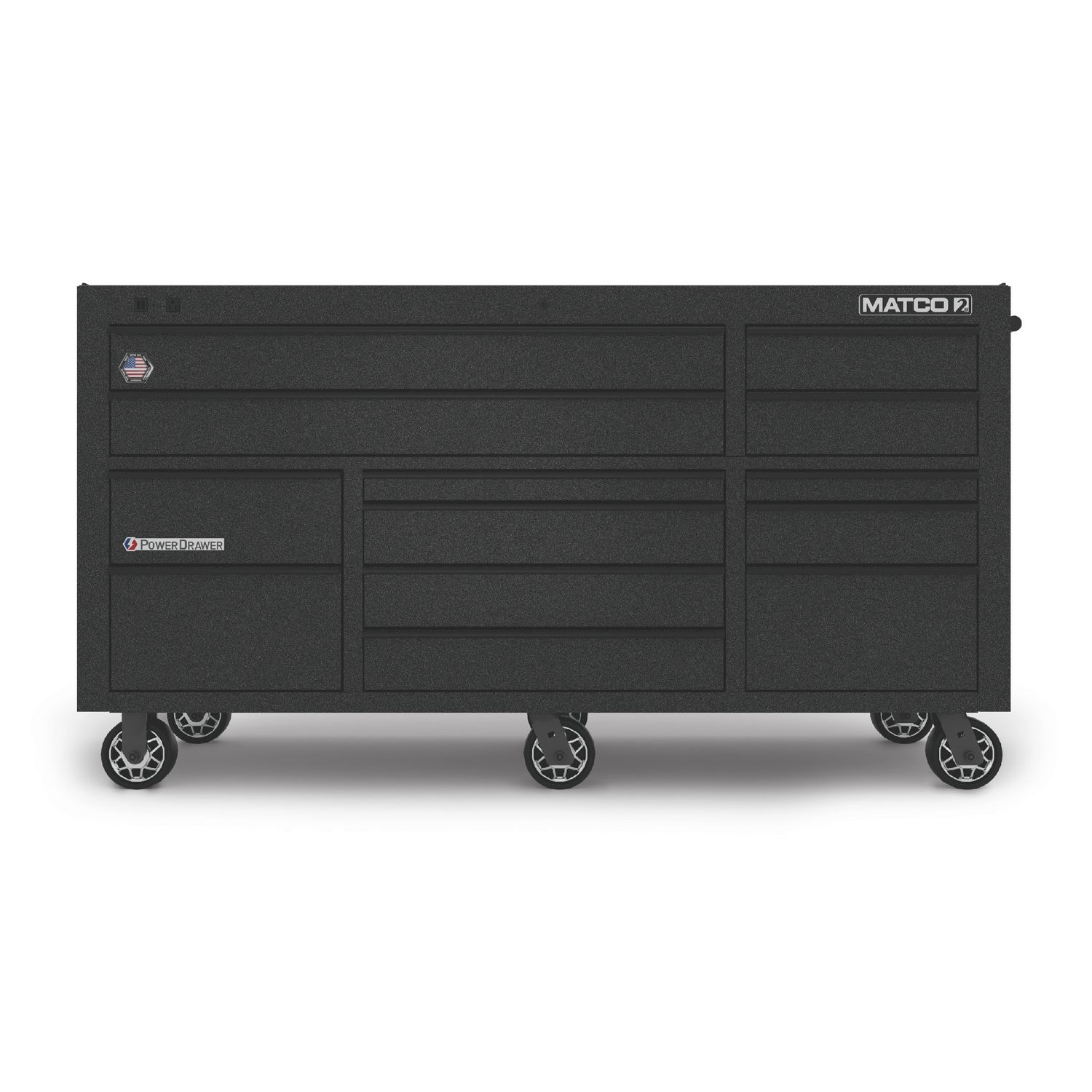 75 x 25 TRIPLE-BAY 2s SERIES TOOLBOX (TOUGH BALLISTIC BLACK/BLACK) 2325TB-IIB | eBaydiy Tools