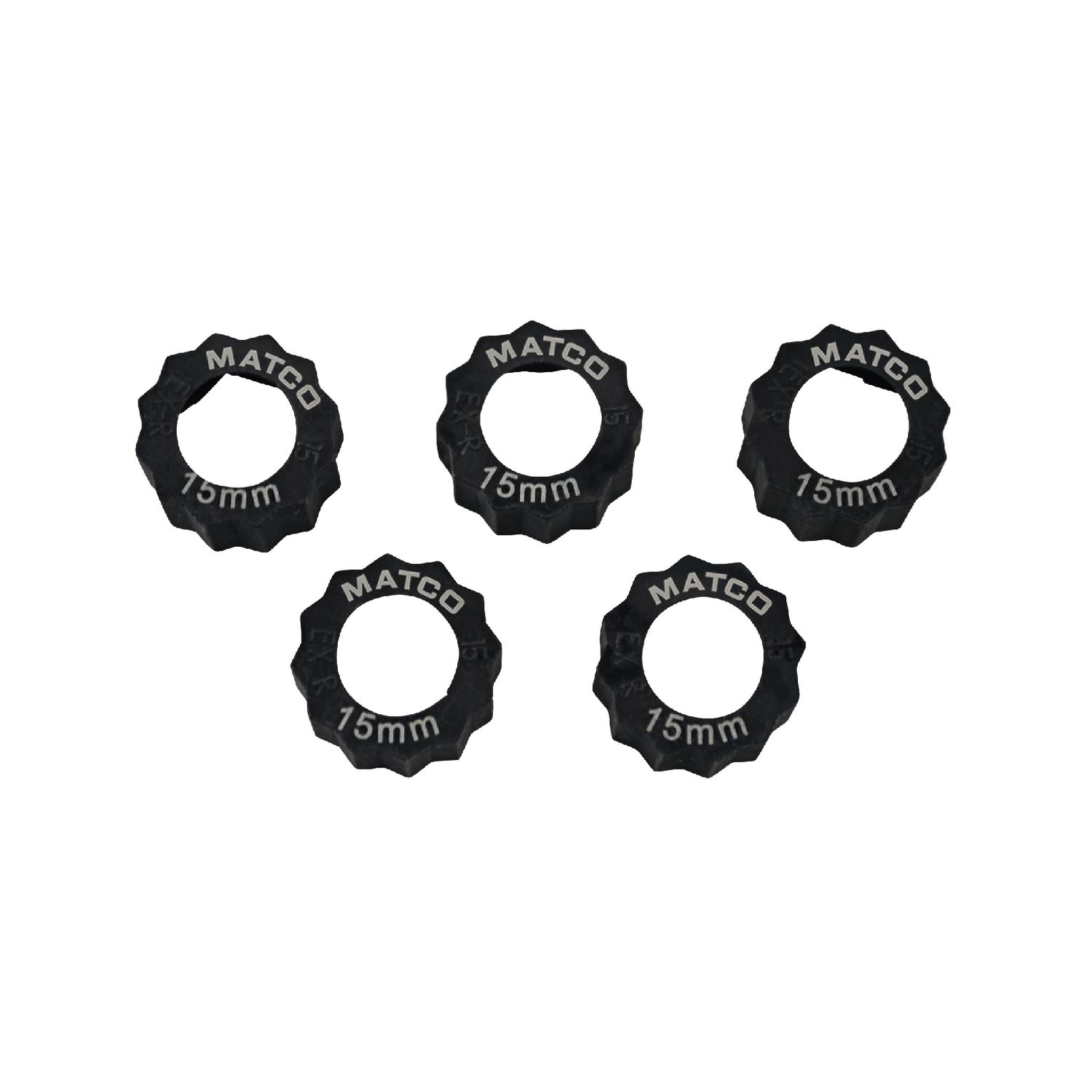 5 PIECE 15MM HEX GRIP EXTRACTOR RING 5HGEXR15 | eBaydiy Tools