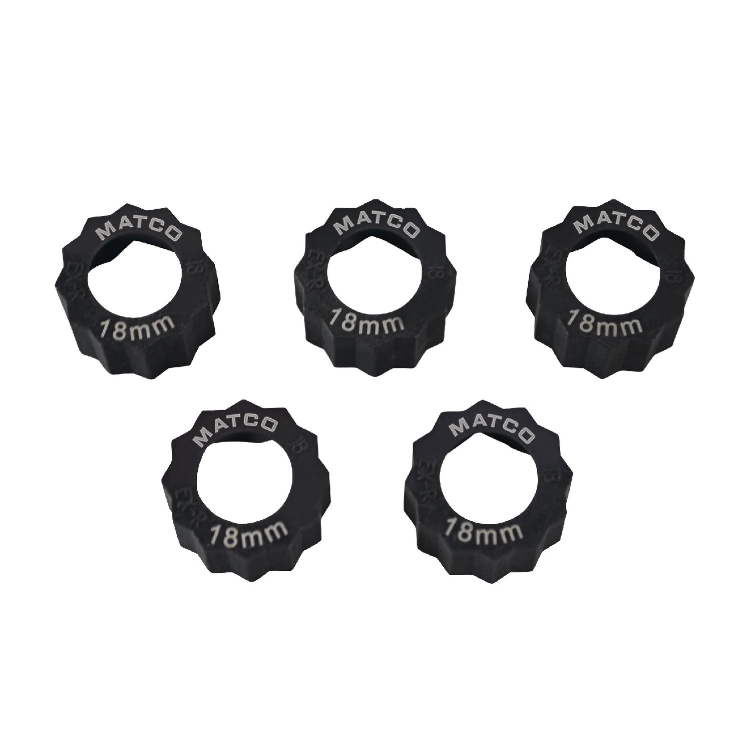 5 PIECE 18MM HEX GRIP EXTRACTOR RING 5HGEXR18 | eBaydiy Tools