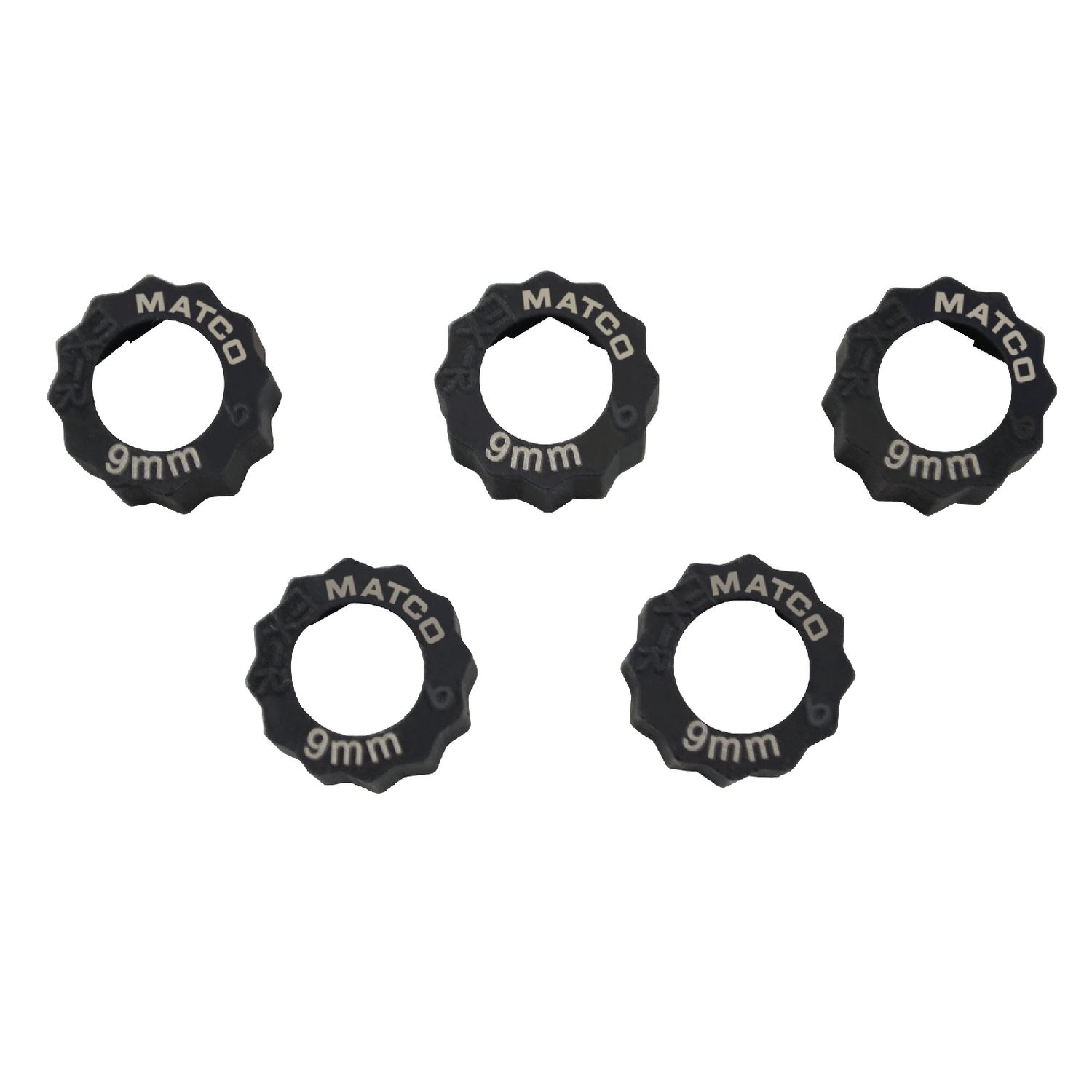 5 PIECE 9MM HEX GRIP EXTRACTOR RING 5HGEXR9 | eBaydiy Tools