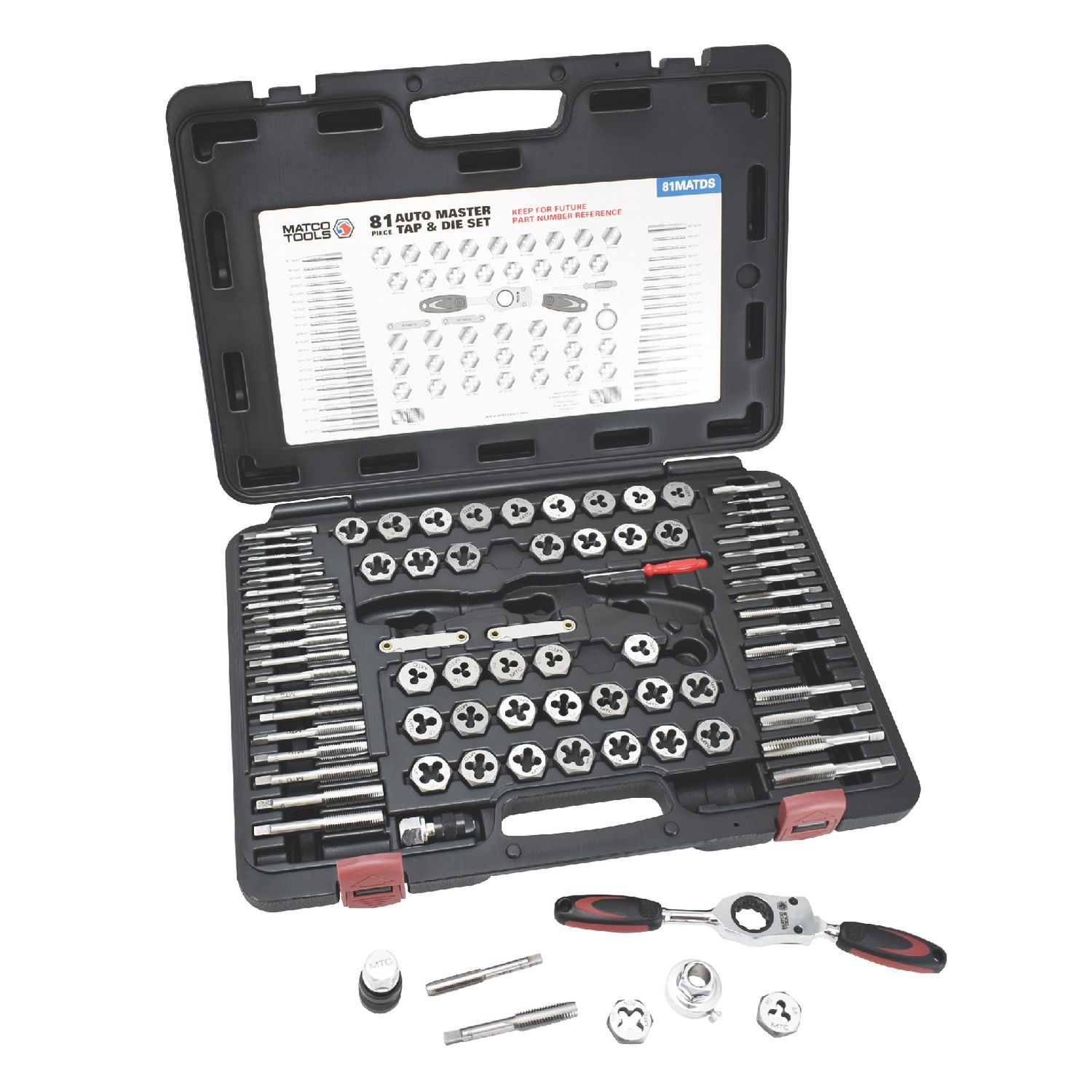 81 PIECE AUTO MASTER TAP AND DIE SET 81MATDS | eBaydiy Tools
