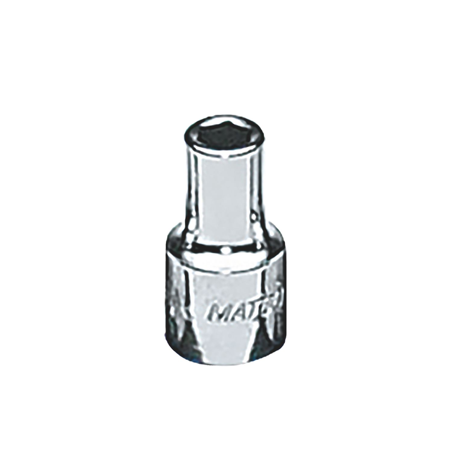 1/4 DRIVE 5.5MM METRIC 6 POINT CHROME SOCKET A5.5M6B | eBaydiy Tools
