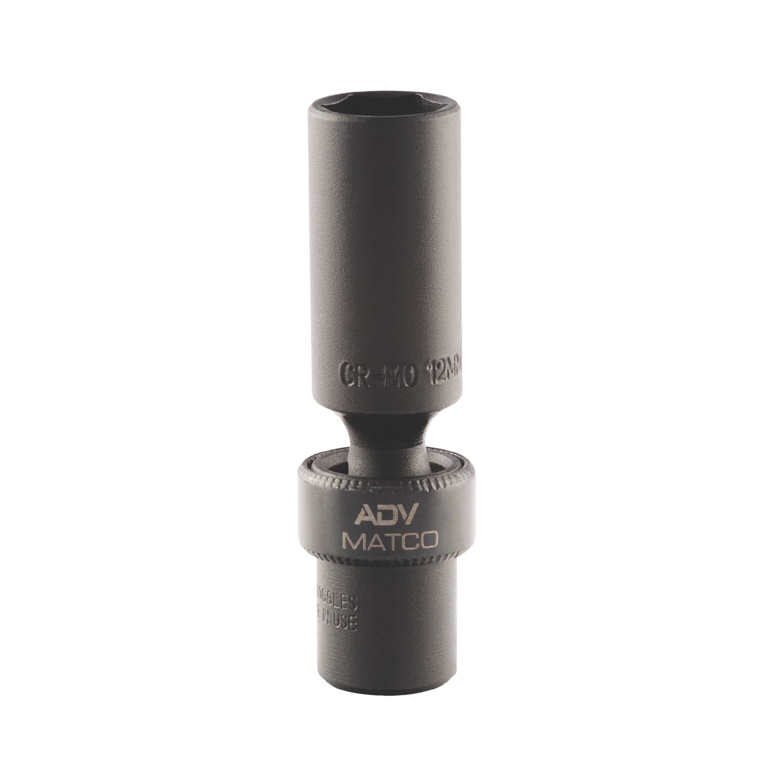 1/4 DRIVE 12MM METRIC 6 POINT ADV DEEP UNIVERSAL IMPACT SOCKET ADUP12M6V | eBaydiy Tools