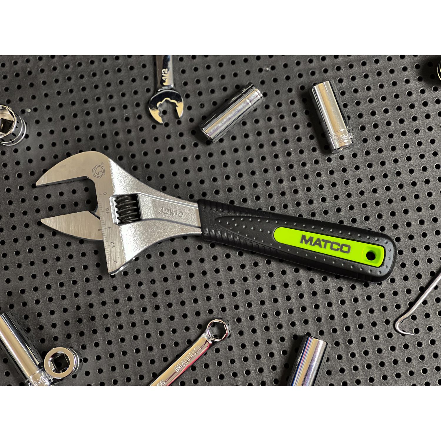 10 LONG SUPER WIDE OPENING ADJUSTABLE WRENCH ADW10 | eBaydiy Tools - Image 2