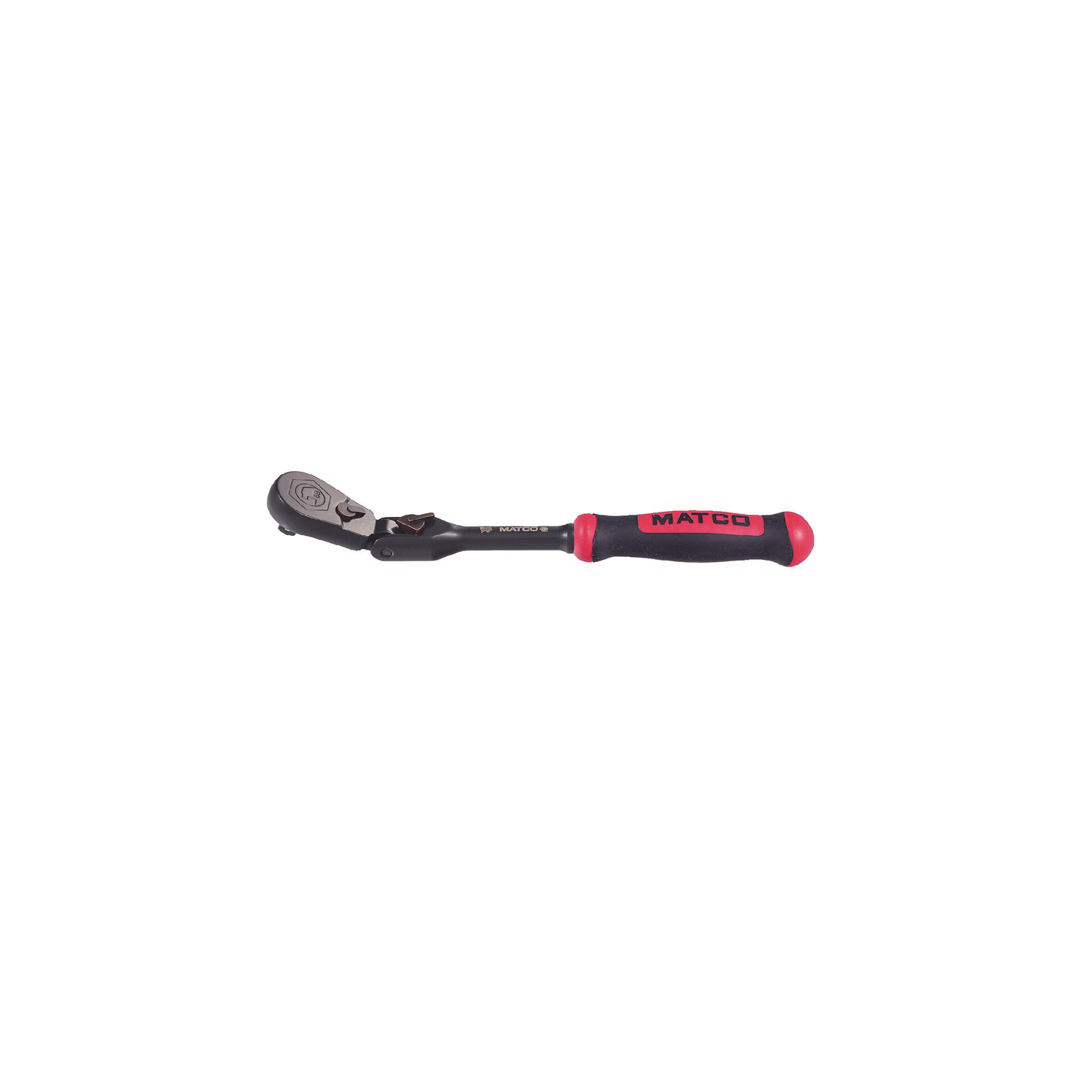 1/4 DRIVE 7-3/4 EIGHTY8 TOOTH BLACK CHROME LOCKING FLEX RATCHET WITH ERGO HANDLE - RED AFR68BLFR | eBaydiy Tools
