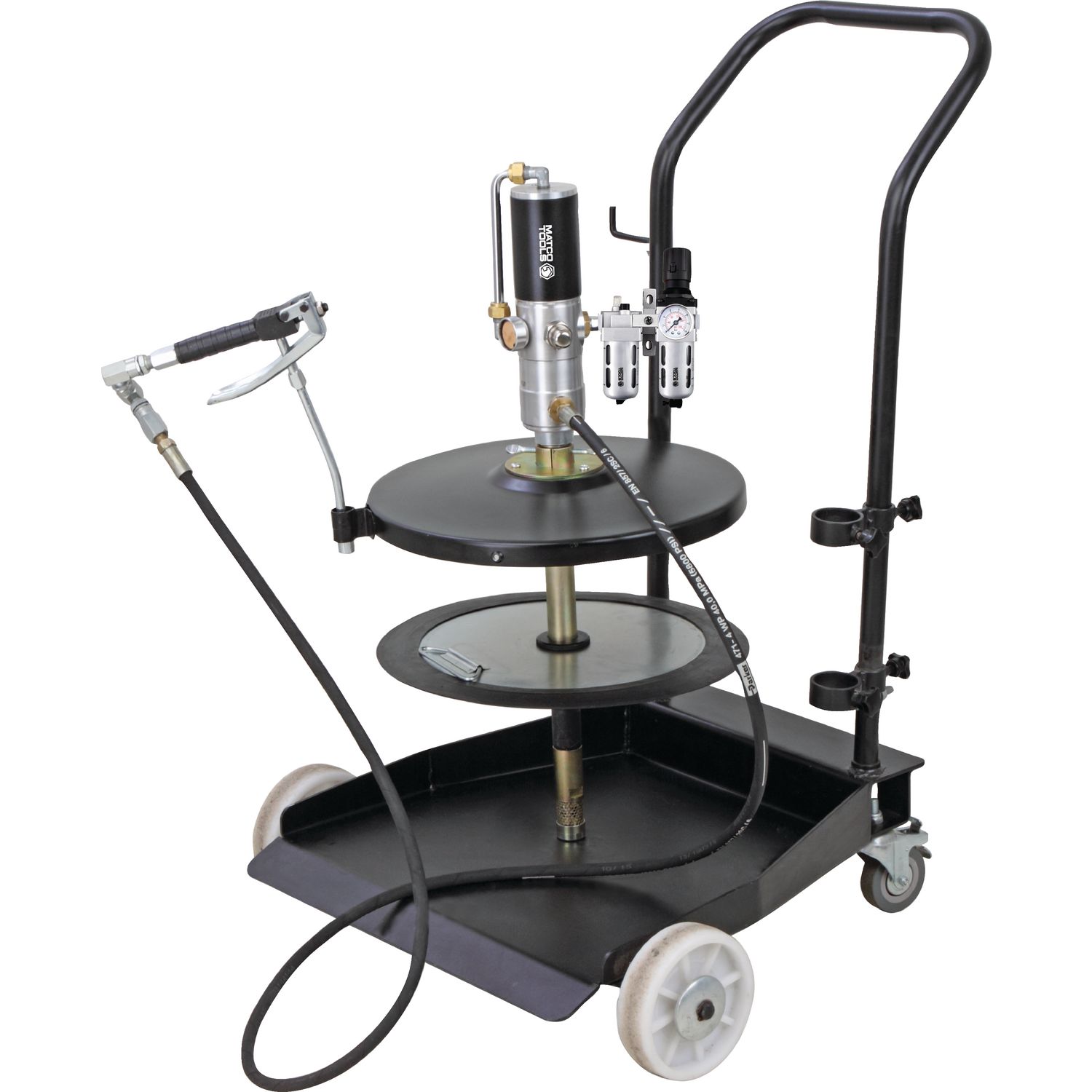 TROLLEY MOUNTED GREASE PUMP KIT - 120 LBS. APGP120 | eBaydiy Tools