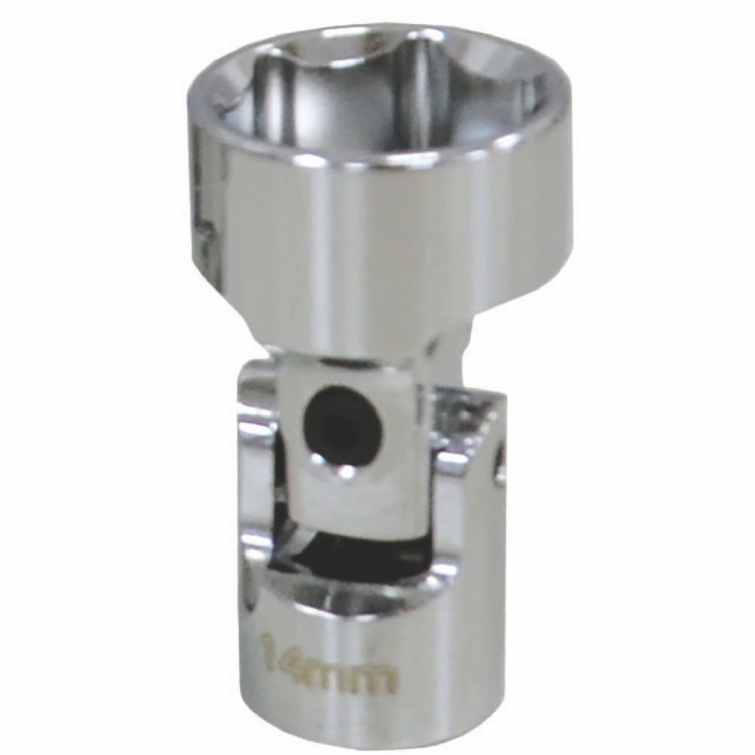 1/4'' DRIVE 14 MM 6 POINT STUBBY UNIVERSAL SOCKET AUS14M6A | eBaydiy Tools