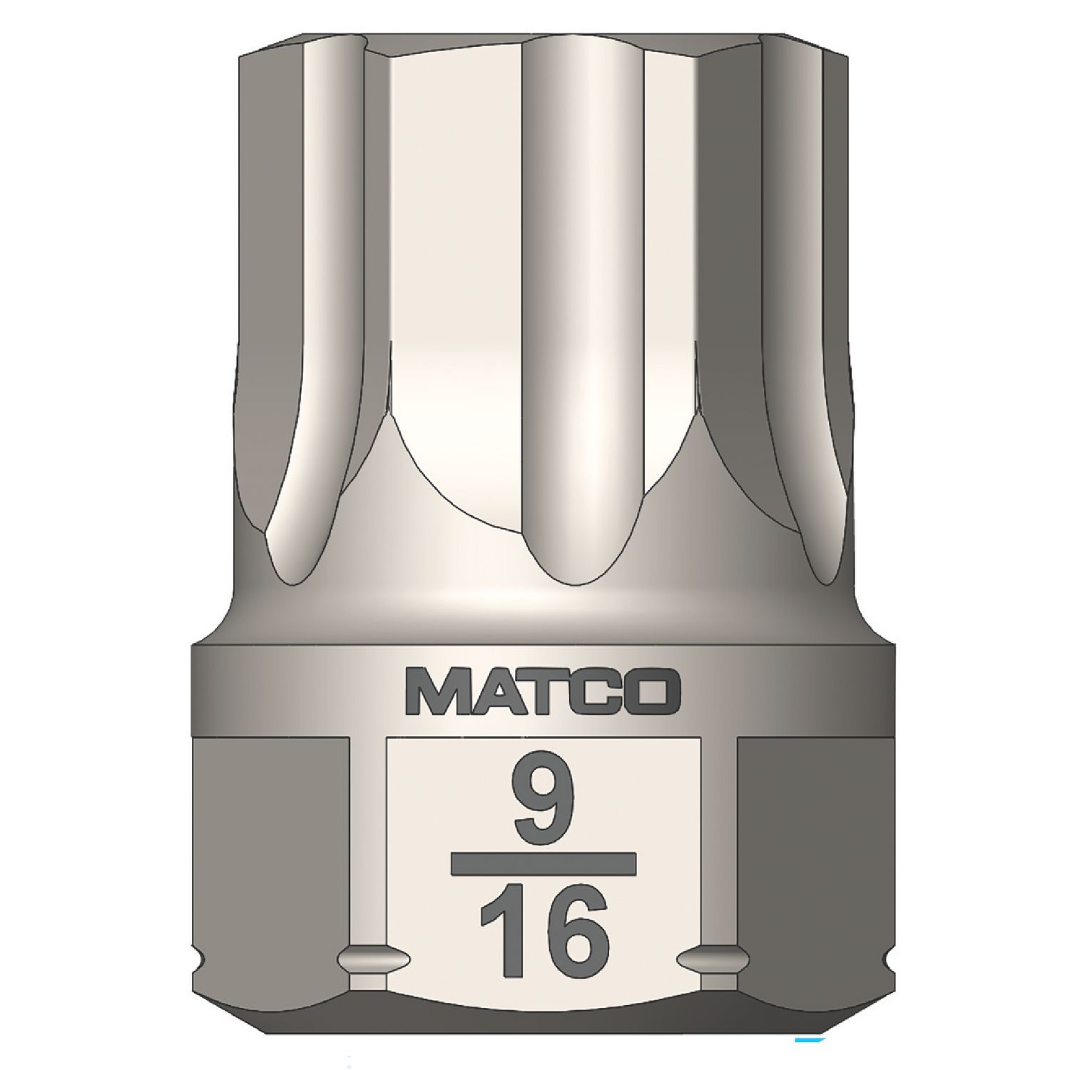 3/8 AND 17MM DUAL DRIVE SAE OPTI-GRIP HEX BIT 9/16 B17XY18OGB | eBaydiy Tools