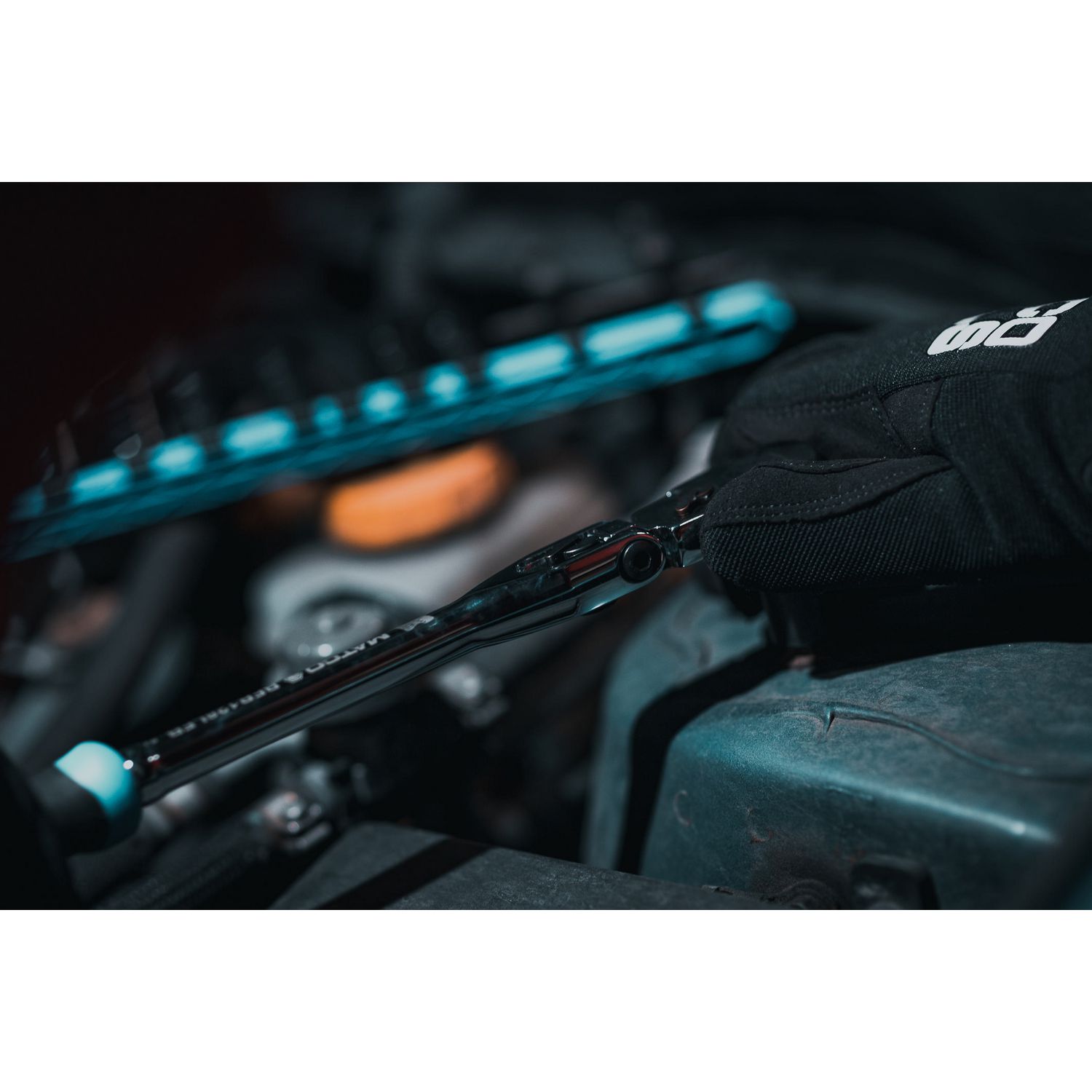 3/8 DRIVE 12-1/2 EIGHTY8 TOOTH LOCKING FLEX HEAD RATCHET WITH ERGO HANDLE - BLUE BFR128LFB | eBaydiy Tools - Image 10