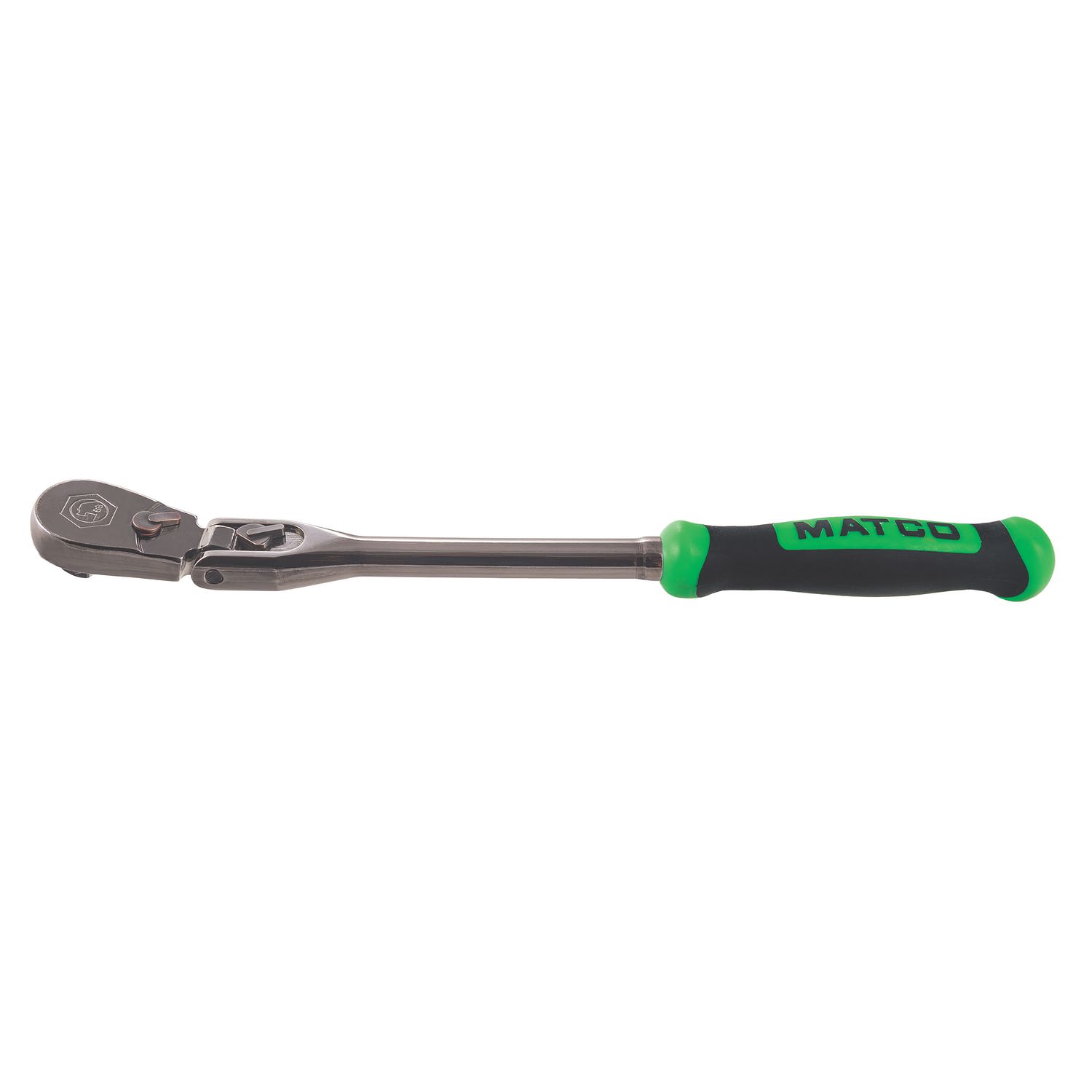 3/8 DRIVE 12-1/2 EIGHTY8 TOOTH BLACK NICKEL LOCKING FLEX RATCHET WITH ERGO HANDLE - GREEN BFR128NLFG | eBaydiy Tools