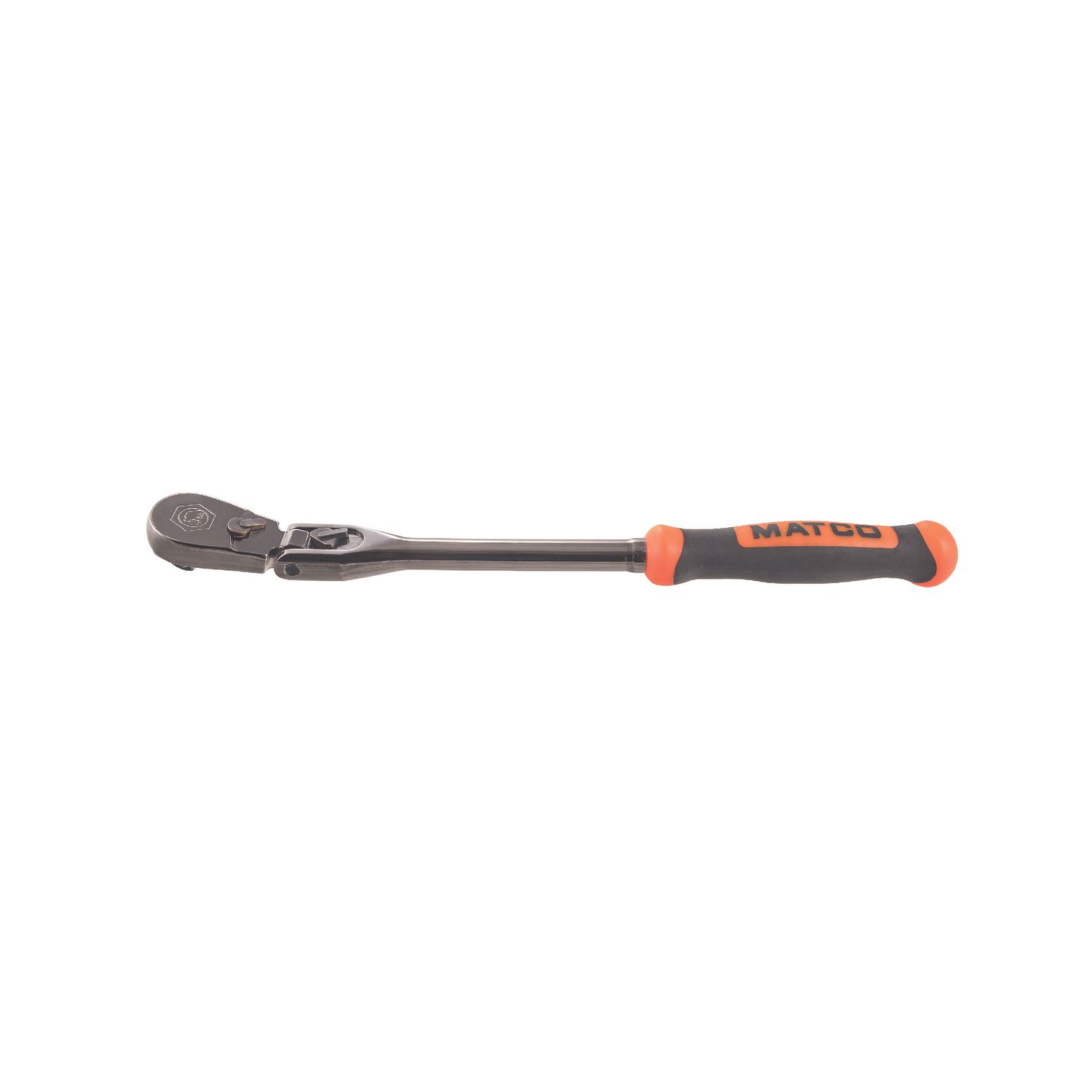 3/8 DRIVE 12-1/2 EIGHTY8 TOOTH BLACK NICKEL LOCKING FLEX RATCHET WITH ERGO HANDLE - ORANGE BFR128NLFM | eBaydiy Tools