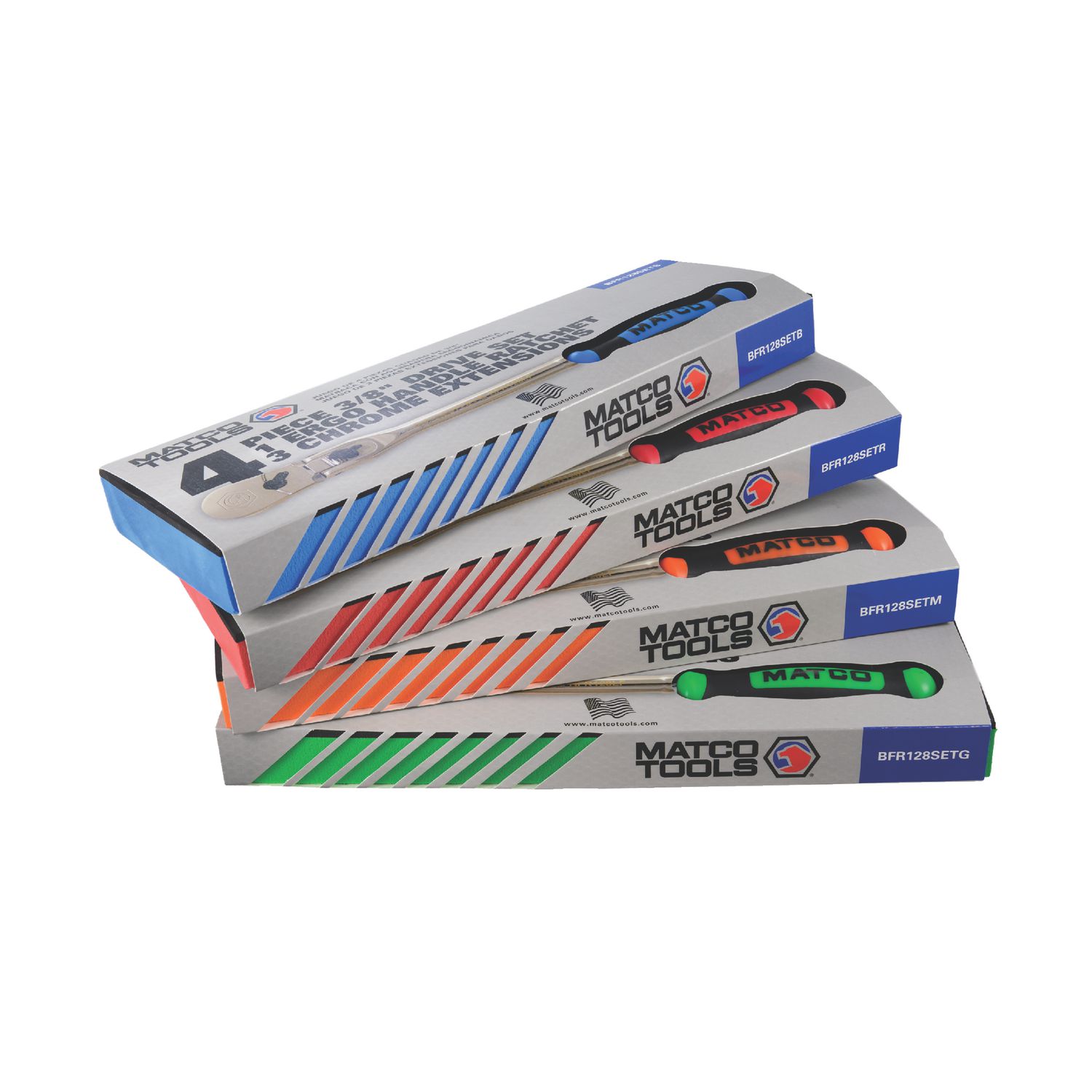 3/8 DRIVE 4 PIECE 12 EIGHTY8 TOOTH LOCKING FLEX RATCHET WITH CHROME EXTENSIONS 3, 6 AND 8 SET - ORANGE BFR128SETM | eBaydiy Tools - Image 7