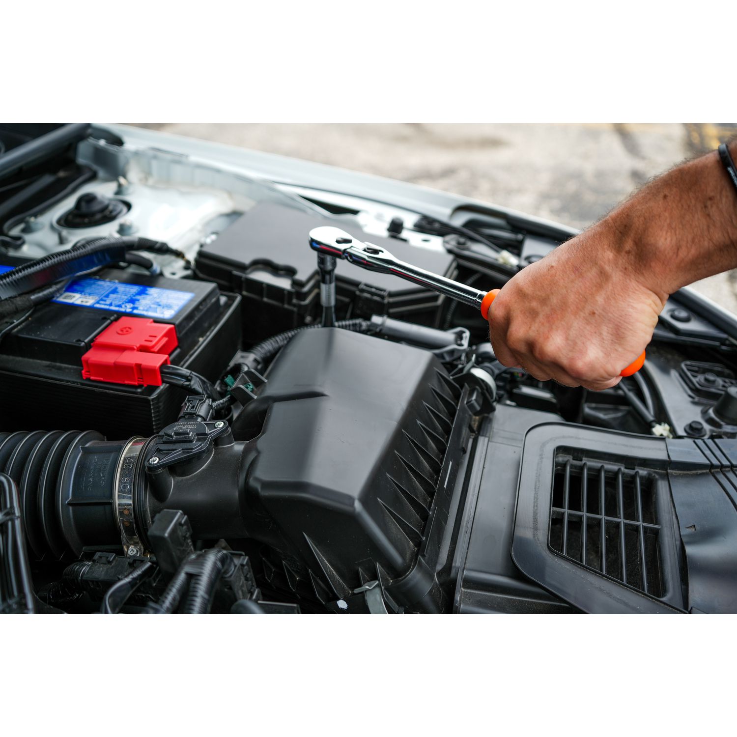 3/8 DRIVE 4 PIECE 12 EIGHTY8 TOOTH LOCKING FLEX RATCHET WITH CHROME EXTENSIONS 3, 6 AND 8 SET - ORANGE BFR128SETM | eBaydiy Tools - Image 13