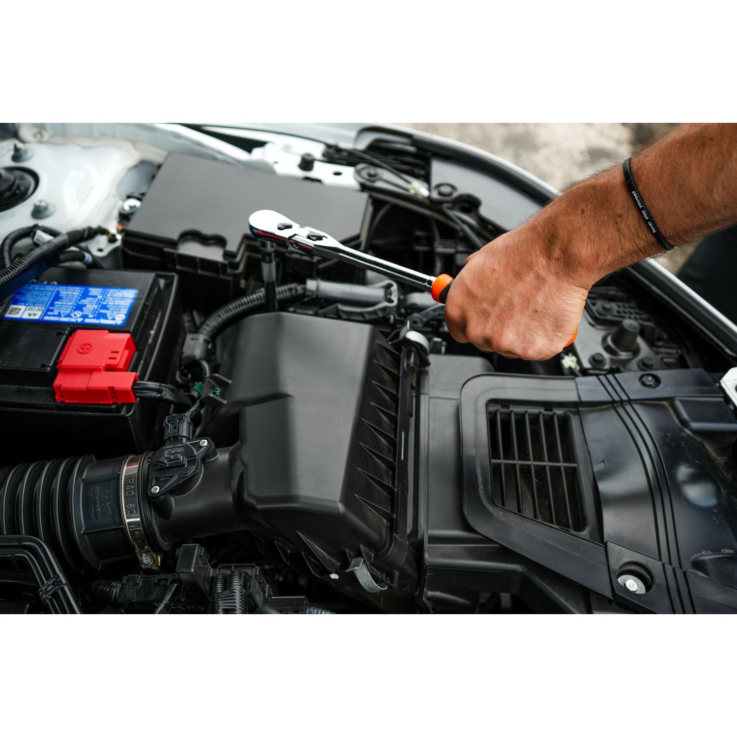 3/8 DRIVE 4 PIECE 12 EIGHTY8 TOOTH LOCKING FLEX RATCHET WITH CHROME EXTENSIONS 3, 6 AND 8 SET - ORANGE BFR128SETM | eBaydiy Tools - Image 14