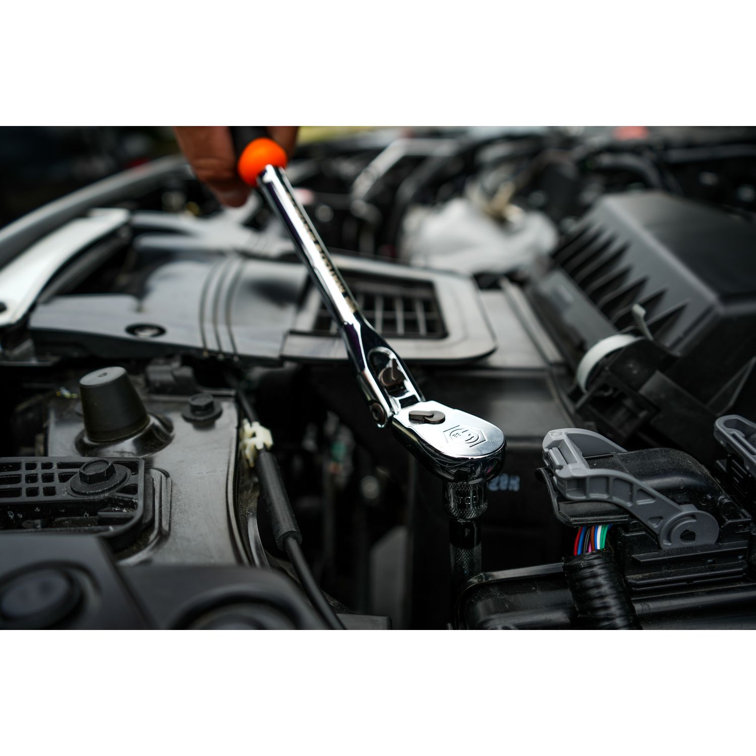 3/8 DRIVE 4 PIECE 12 EIGHTY8 TOOTH LOCKING FLEX RATCHET WITH CHROME EXTENSIONS 3, 6 AND 8 SET - ORANGE BFR128SETM | eBaydiy Tools - Image 17