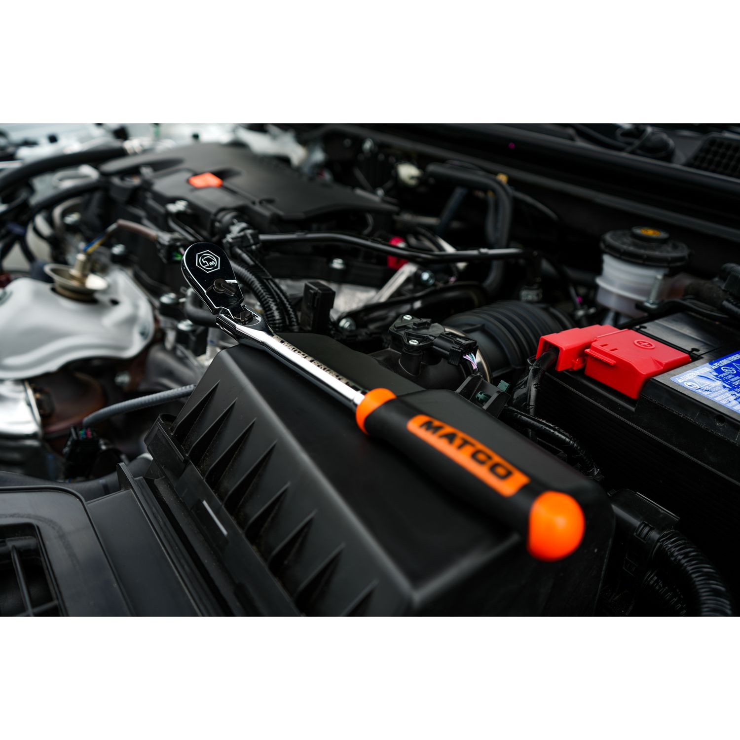 3/8 DRIVE 4 PIECE 12 EIGHTY8 TOOTH LOCKING FLEX RATCHET WITH CHROME EXTENSIONS 3, 6 AND 8 SET - ORANGE BFR128SETM | eBaydiy Tools - Image 8