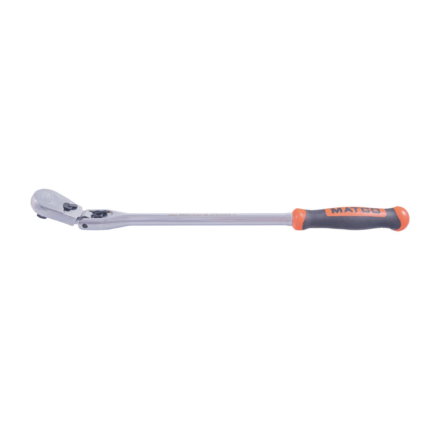 3/8 DRIVE 15-1/2 EIGHTY8 TOOTH LOCKING FLEX RATCHET WITH ERGO HANDLE - ORANGE BFR158LFM | eBaydiy Tools