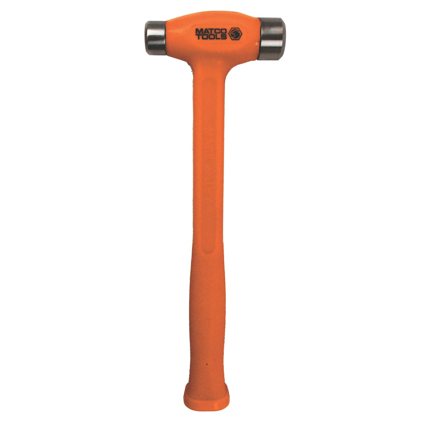 16 OZ. DEAD BLOW STEEL FACE FLAT HAMMER ORANGE BH16DBFO | eBaydiy Tools