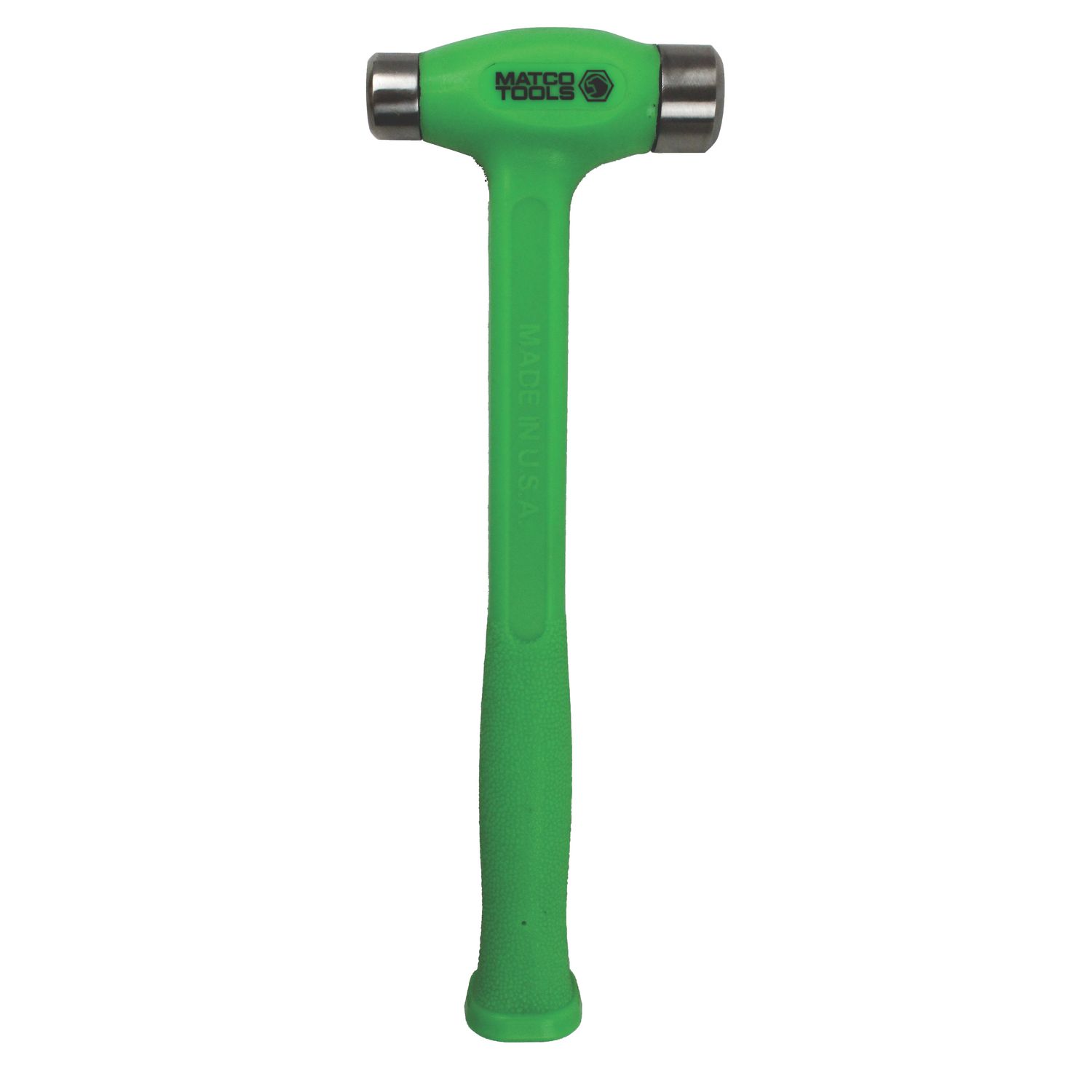 16 OZ. DEAD BLOW STEEL FACE FLAT HAMMER GREEN BH16DBF | eBaydiy Tools