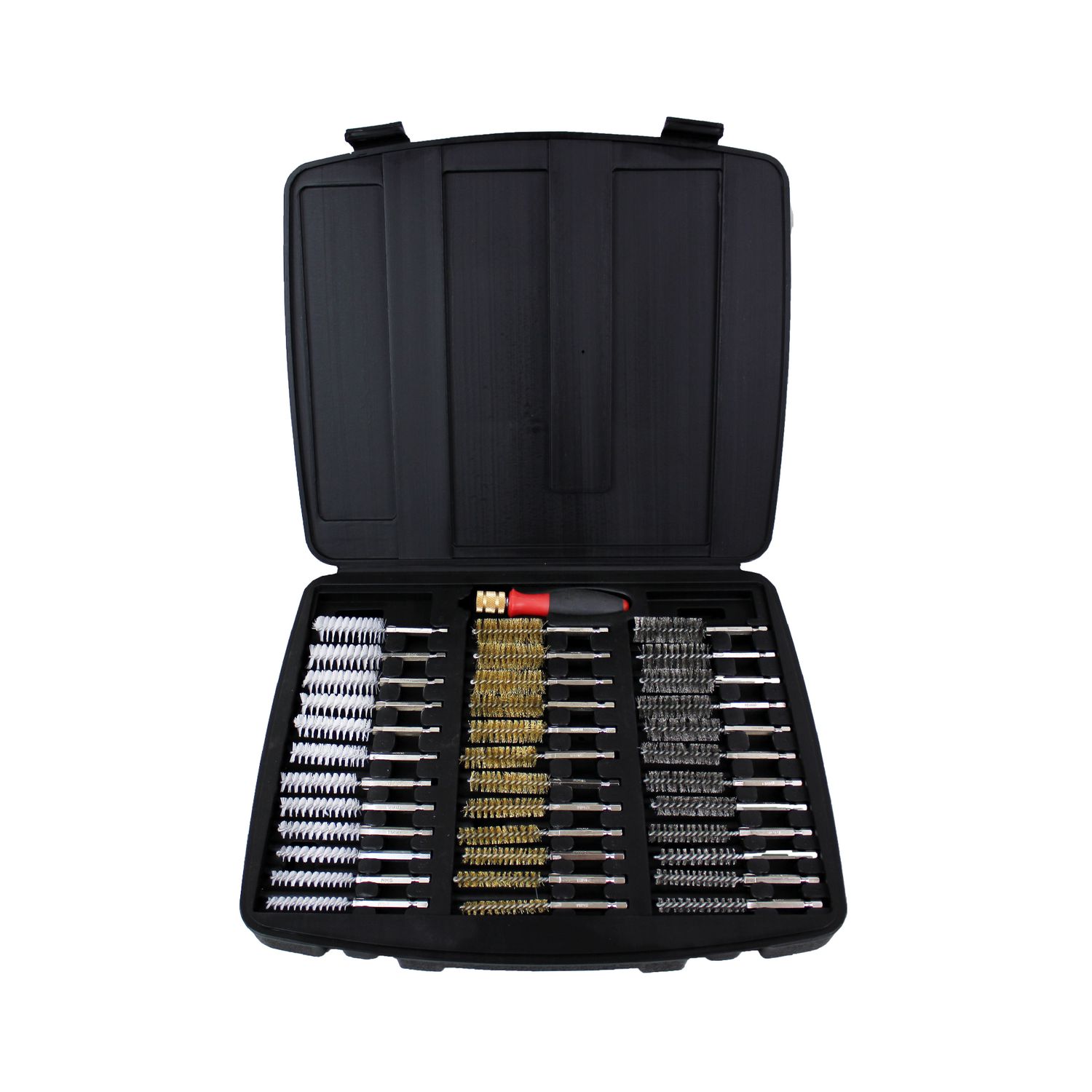 36 PIECE BRUSH KIT WITH DRIVER BK8001D | eBaydiy Tools - Image 2