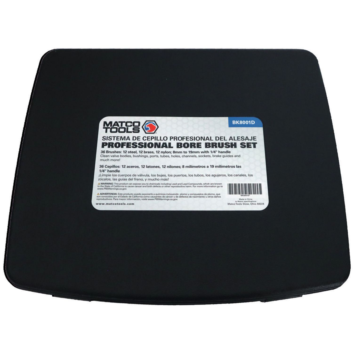 36 PIECE BRUSH KIT WITH DRIVER BK8001D | eBaydiy Tools - Image 3