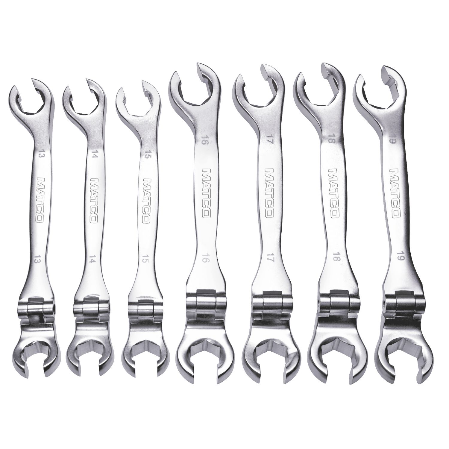 METRIC BRAKE LINE WRENCH SET, EXTRA LONG 7PC BLW7M | eBaydiy Tools