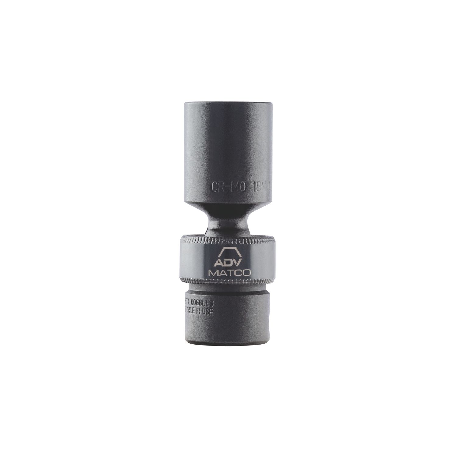 3/8 DRIVE 18MM METRIC 6 POINT MID-LENGTH MAGNETIC UNIVERSAL IMPACT SOCKET BMUP18M6V | eBaydiy Tools