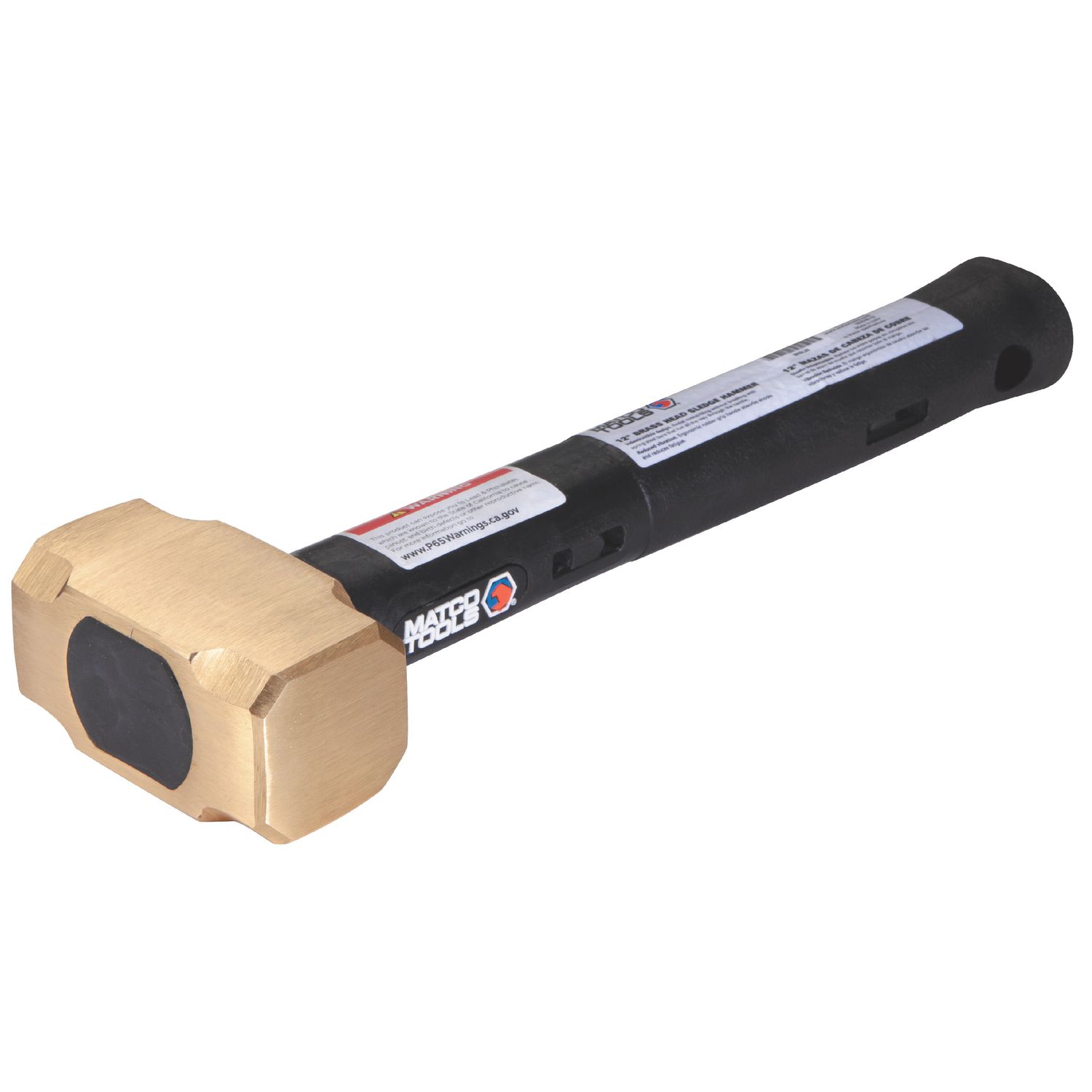 2.5 LB. INDESTRUCTIBLE BRASS SLEDGE HAMMER BRSL25 | eBaydiy Tools