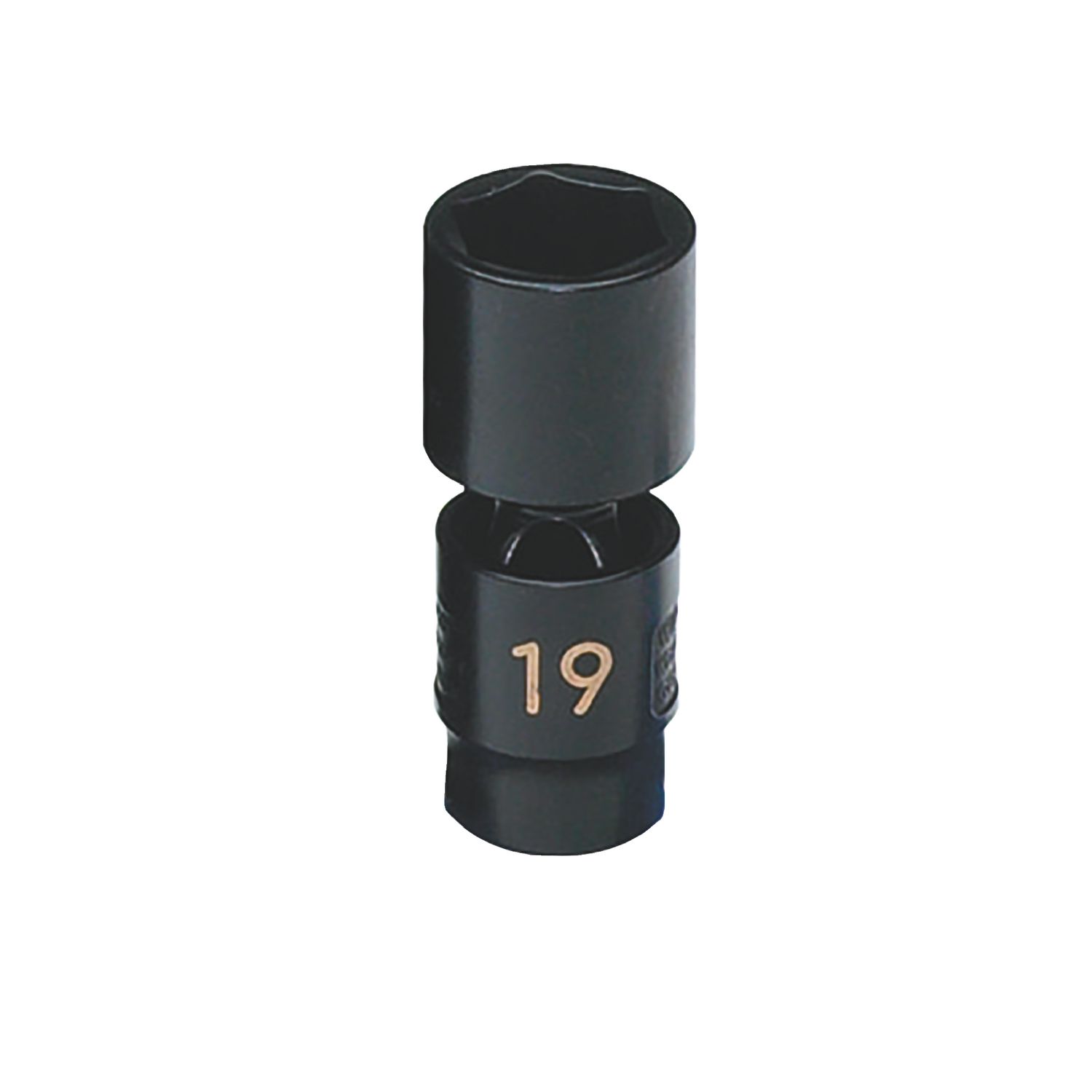 3/8 DRIVE 19MM METRIC 6 POINT MID-LENGTH UNIVERSAL IMPACT SOCKET BUPI19M6 | eBaydiy Tools