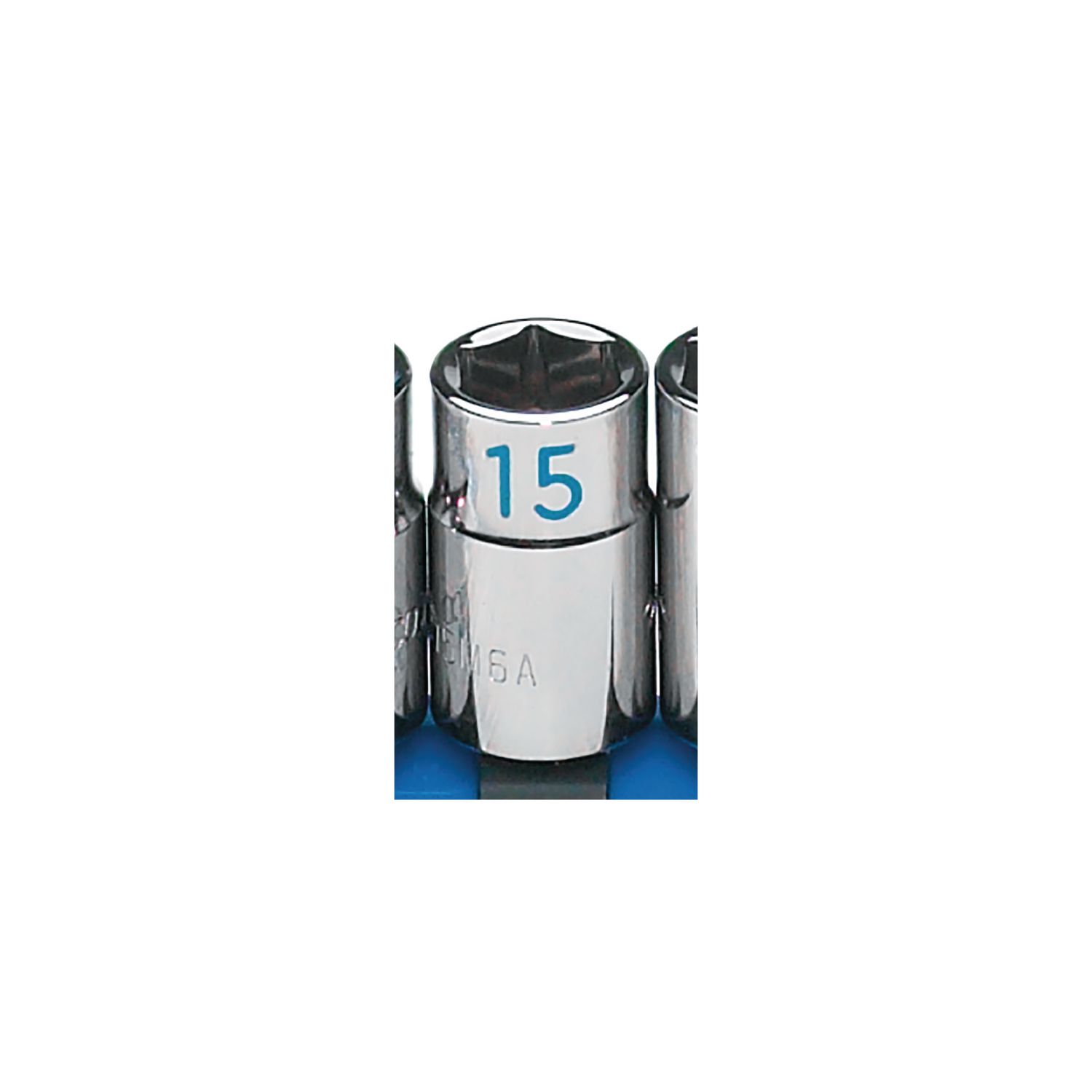 1/2 DRIVE 15MM METRIC 6 POINT CHROME SOCKET C15M6A | eBaydiy Tools