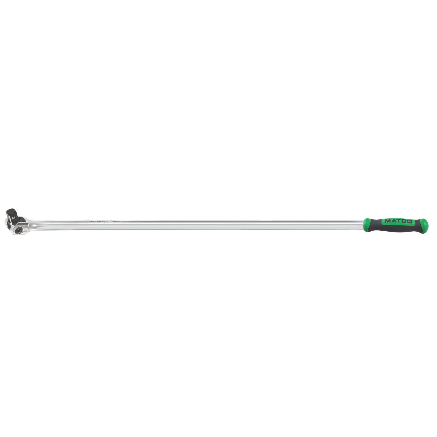 1/2 DRIVE 36 LONG FLEX HEAD BREAKER BAR WITH ERGO HANDLE - GREEN C36FHG | eBaydiy Tools