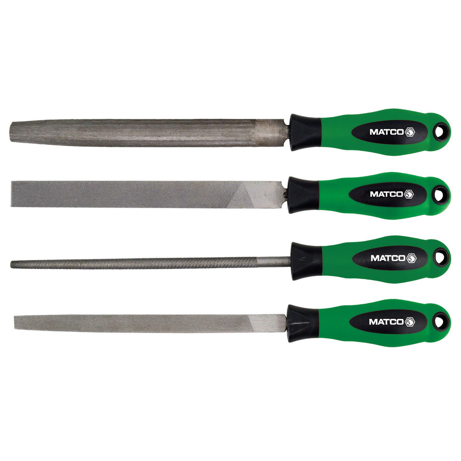 4 PIECE COMBO 8 FILE SET - GREEN CF48SGB | eBaydiy Tools
