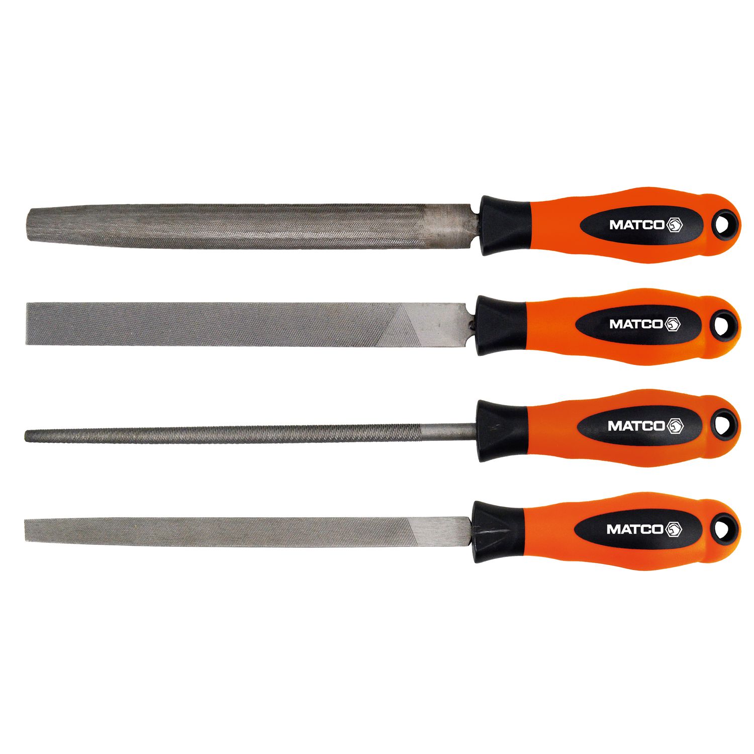 4 PIECE COMBO 8 FILE SET - ORANG CF48SOB | eBaydiy Tools