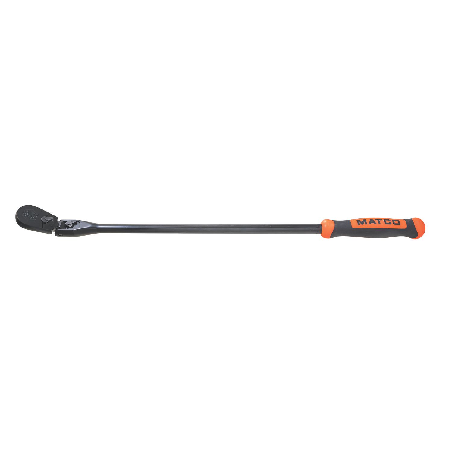 1/2 DRIVE 27-3/8 EIGHTY8 TOOTH BLACK CHROME LOCKING FLEX RATCHET WITH ERGO HANDLE - ORANGE CFR248BLFM | eBaydiy Tools