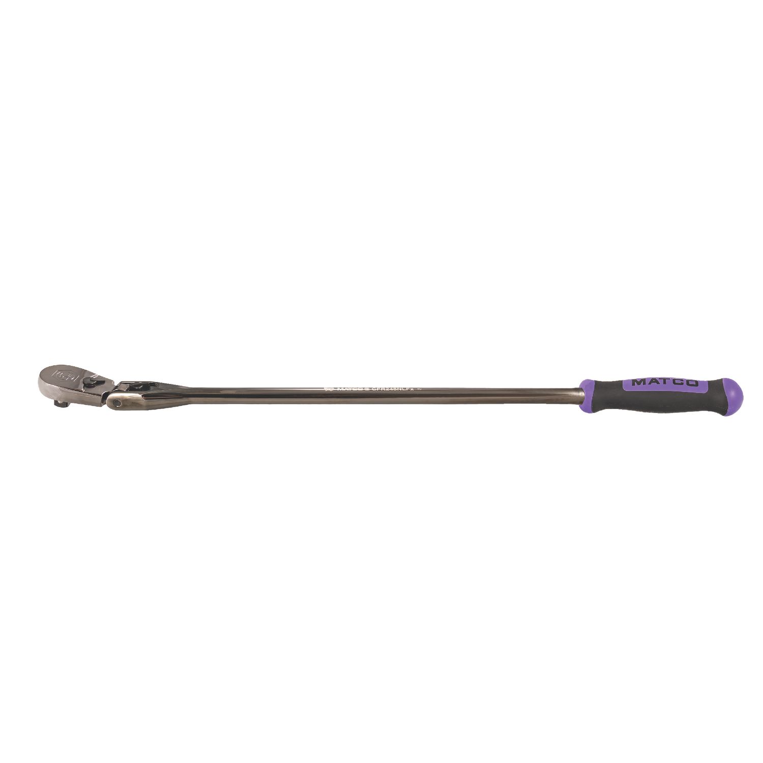 1/2 DRIVE 27-3/8 EIGHTY8 TOOTH BLACK NICKEL LOCKING FLEX RATCHET WITH ERGO HANDLE - PURPLE CFR248NLFP | eBaydiy Tools