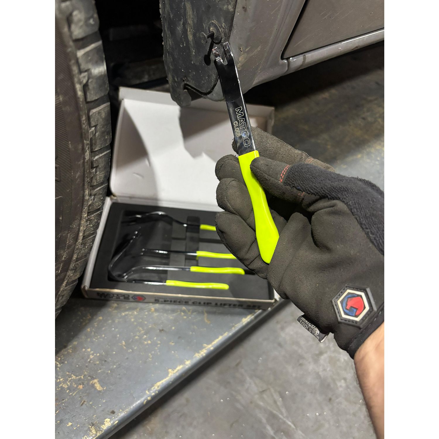 5 PIECE CLIP LIFTER SET - GREEN CL015 | eBaydiy Tools - Image 4