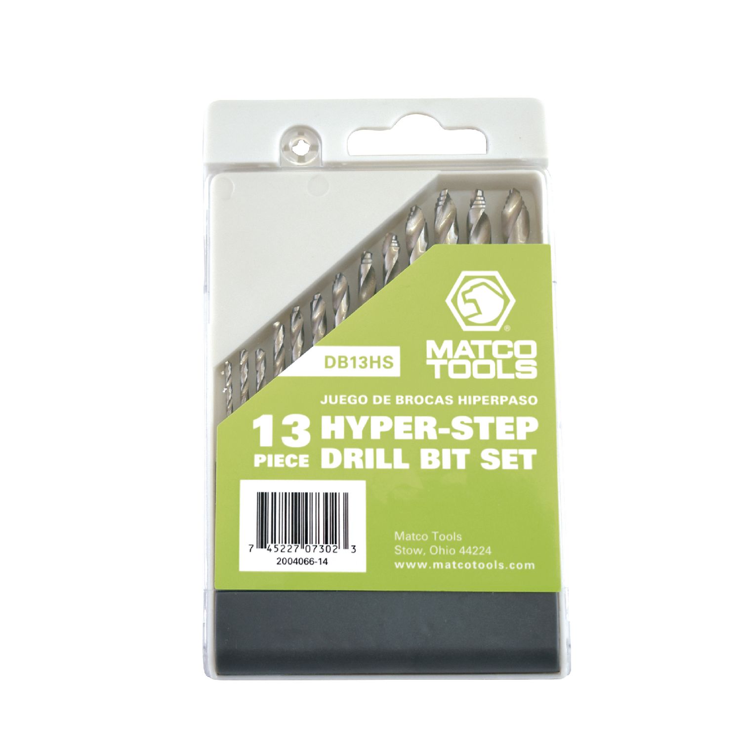 HYPER-STEP HIGH-SPEED DRILL BIT SET, 13 PIECE DB13HS | eBaydiy Tools