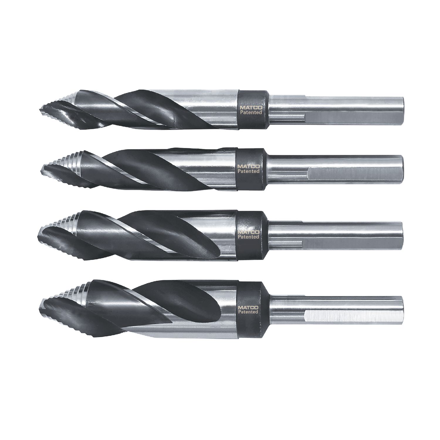 HYPER-STEP HIGH-SPEED EXTRA LARGE DRILL BIT SET, 4 PIECE DB4HSXL | eBaydiy Tools