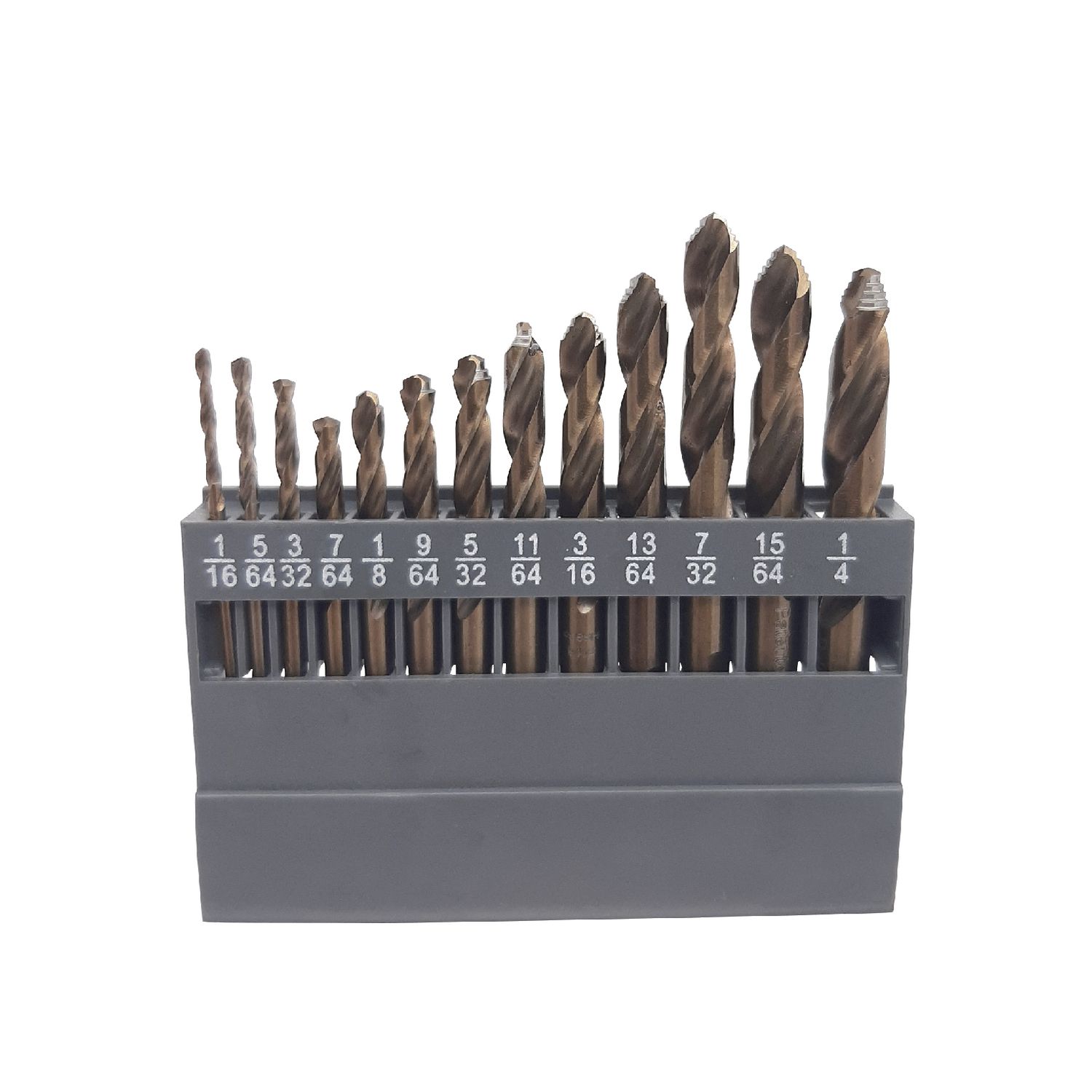 13 PIECE HYPER-STEP STUBBY COBALT DRILL BIT SET DBC13HSMS | eBaydiy Tools
