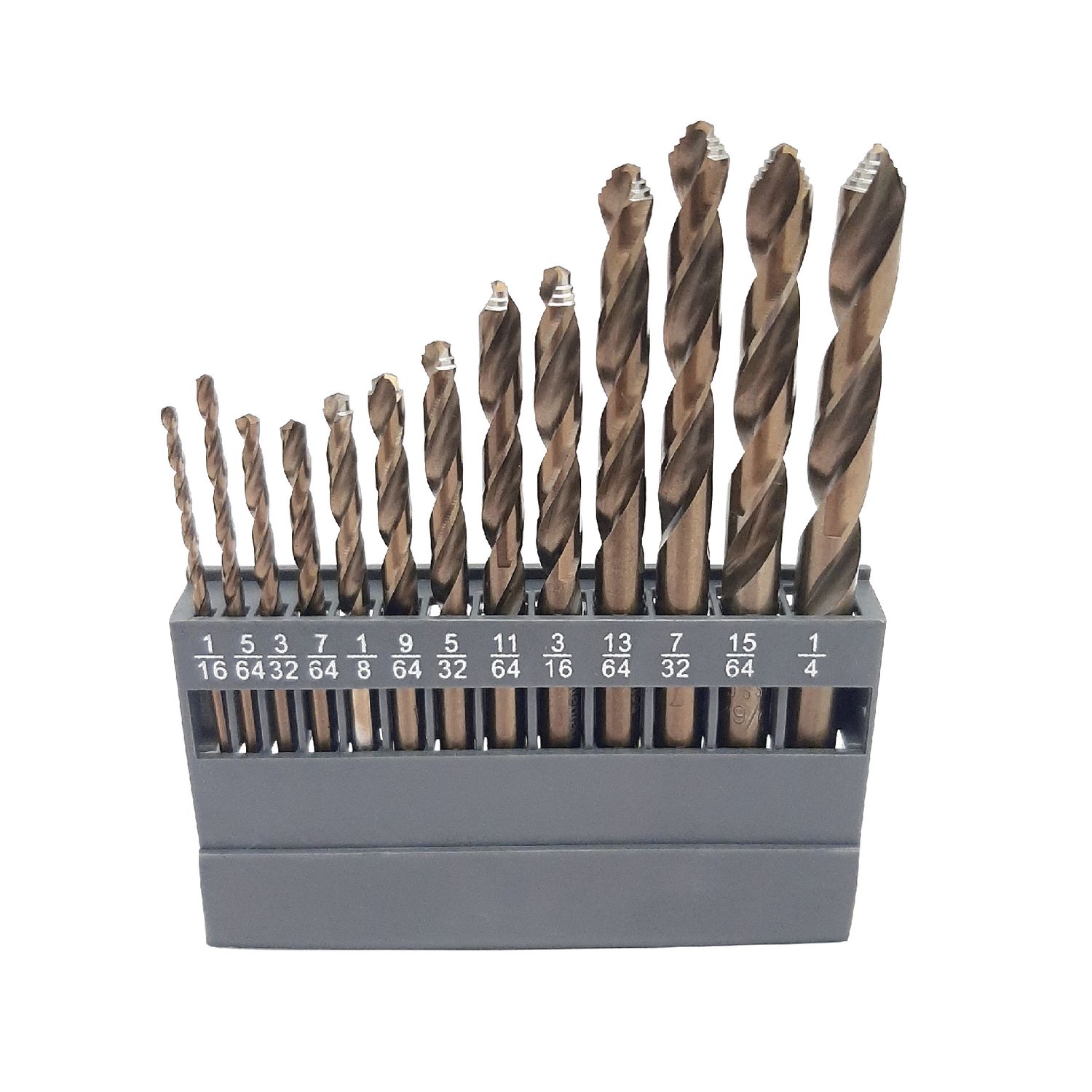 13 PIECE HYPER-STEP MECHANIC'S LENGTH COBALT DRILL BIT SET DBC13HSM | eBaydiy Tools
