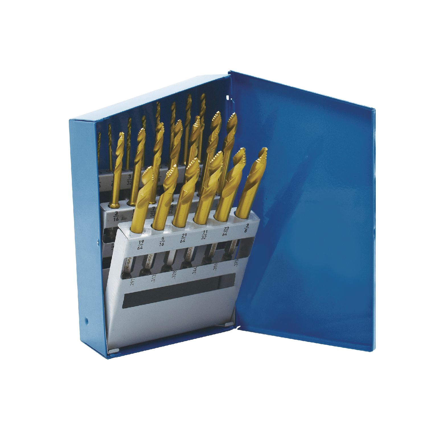 HYPER-STEP QUICK-CHANGE HIGH SPEED STEEL STUBBY DRILL BIT SET, 21 PIECE DBQC21HSBS | eBaydiy Tools