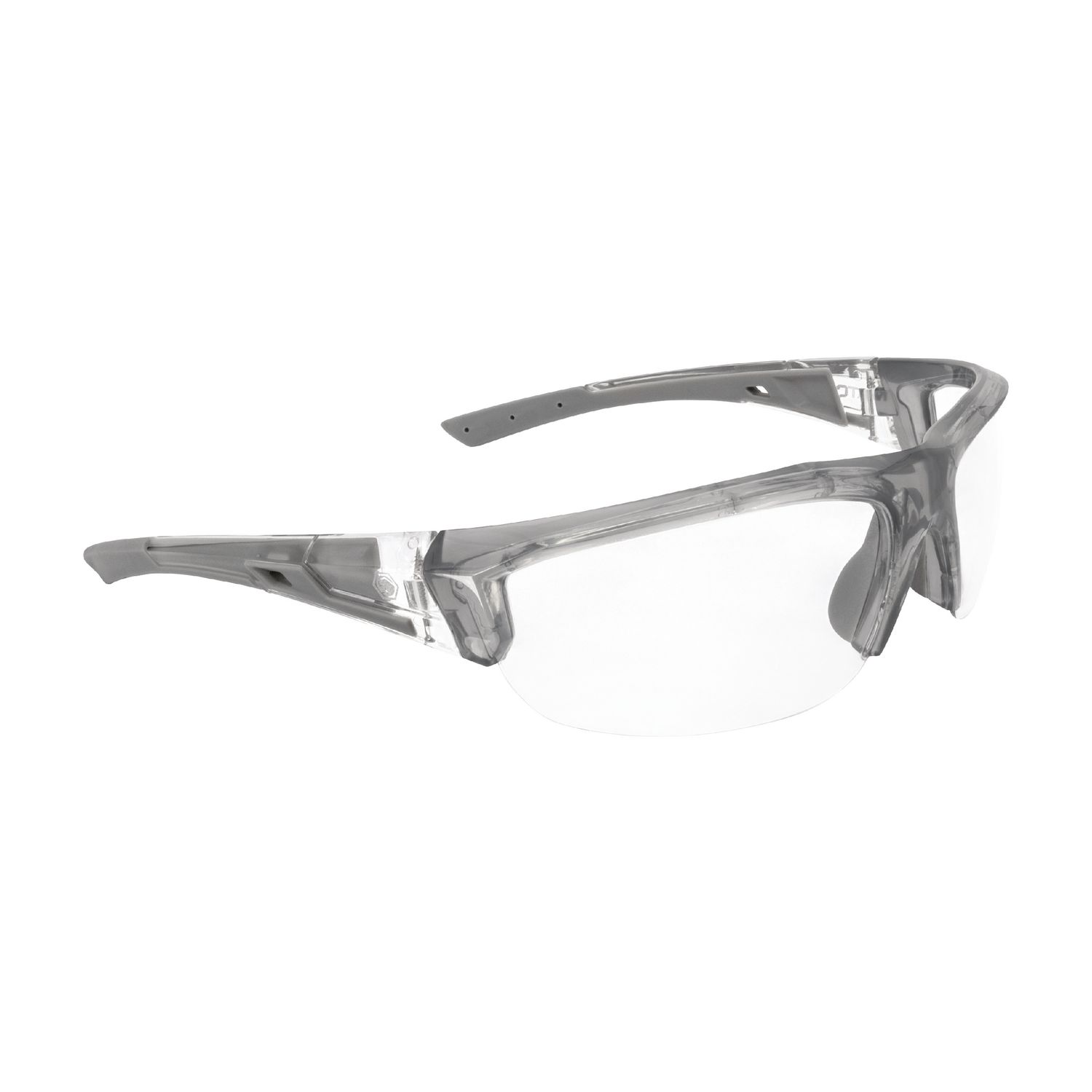 FORCEFLEX SAFETY GLASSES GRAY MATCO HALF FRAME WITH CLEAR LENSES FF2GYTCLR | eBaydiy Tools