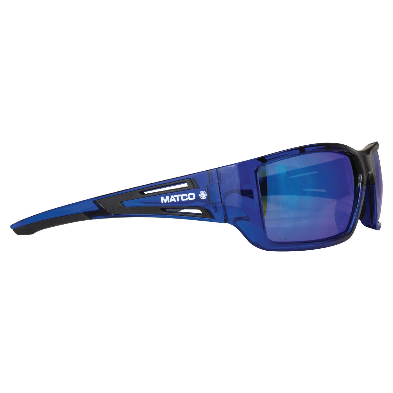 FORCEFLEX SAFETY GLASSES BLUE FULL FRAME WITH BLUE LENSES FF5BTBL | eBaydiy Tools