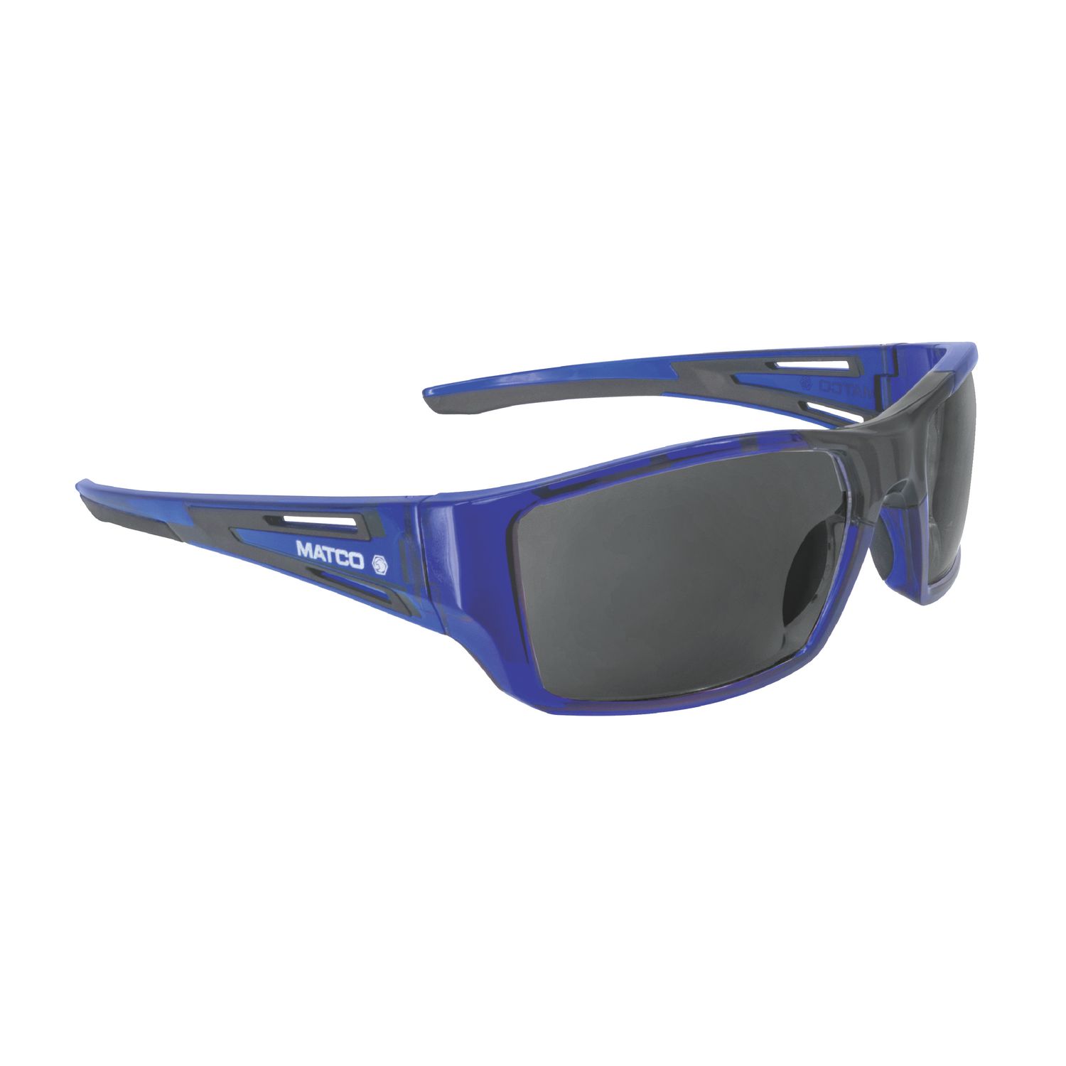 FORCEFLEX SAFETY GLASSES BLUE FULL FRAME WITH SMOKE LENSES FF5BTSMK | eBaydiy Tools
