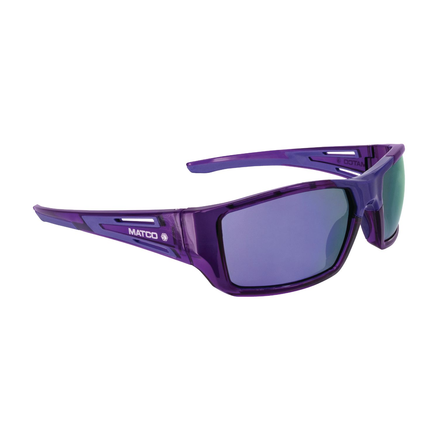 FORCEFLEX SAFETY GLASSES PURPLE FULL FRAME WITH PURPLE LENSES FF5PRTPR | eBaydiy Tools