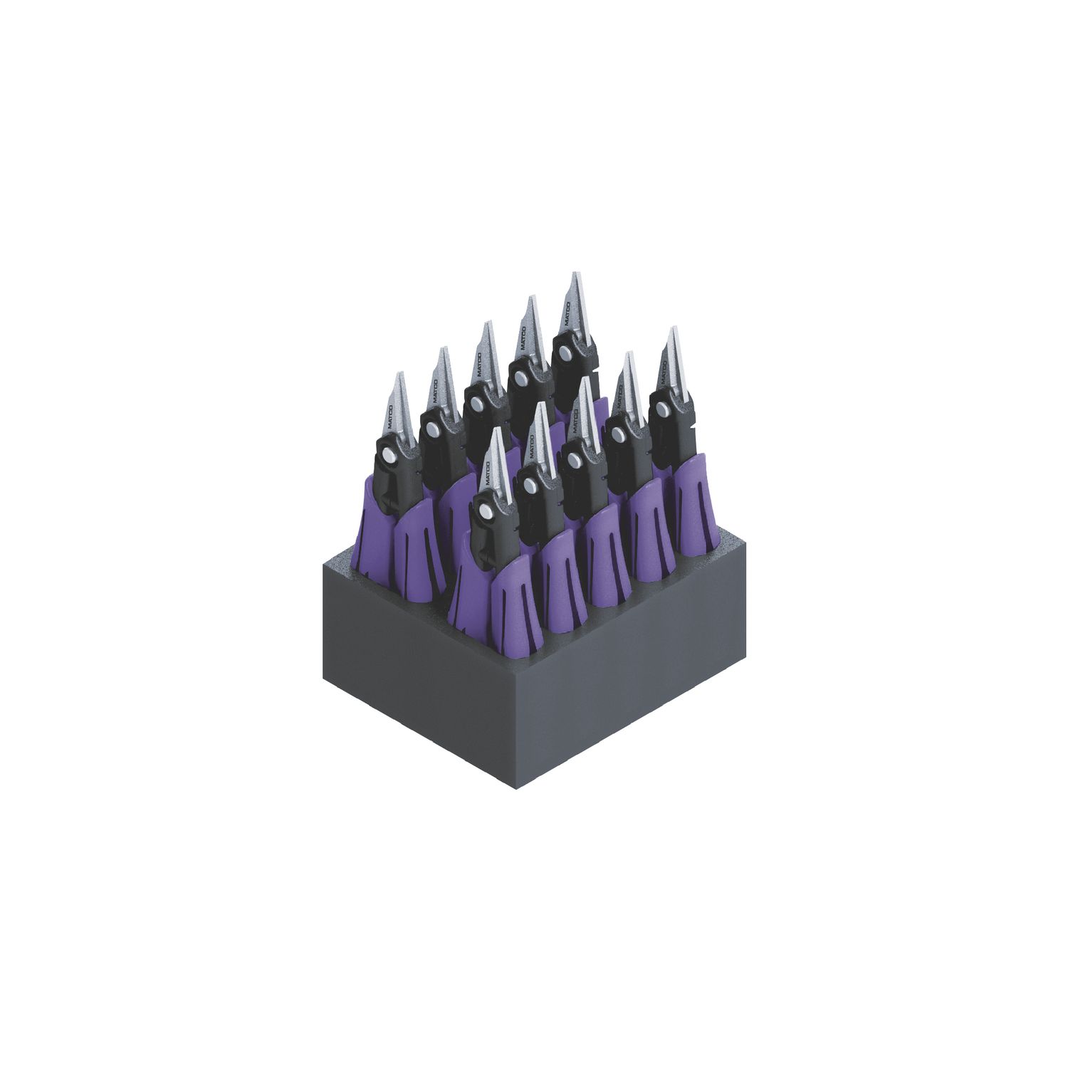 HEAVY-DUTY XS SCISSORS DISPLAY. 10 PACK - PURPLE HDXSSDIS10P | eBaydiy Tools